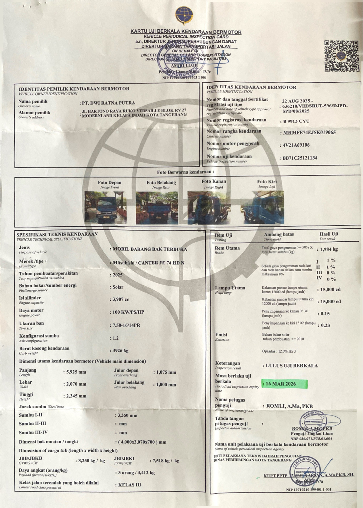 MITSUBISHI CANTER FE 74