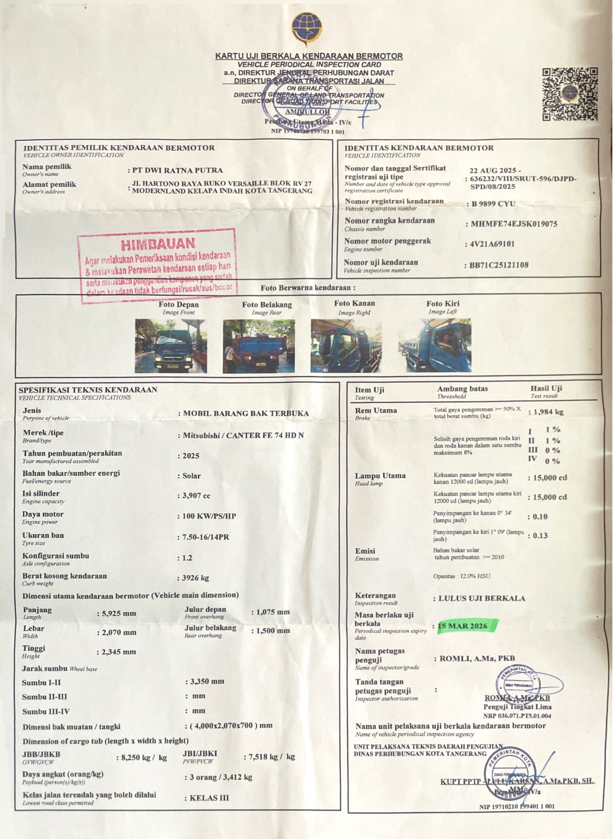 MITSUBISHI CANTER FE 74