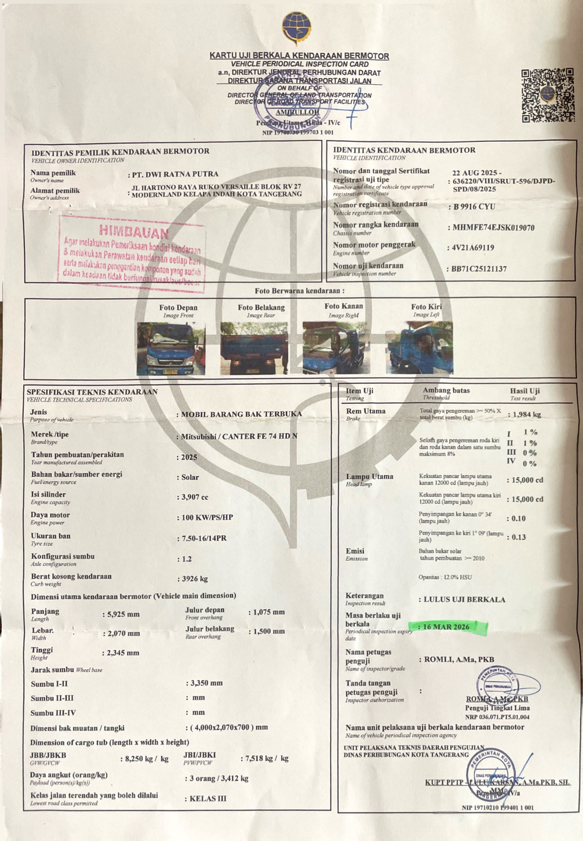 MITSUBISHI CANTER FE 74