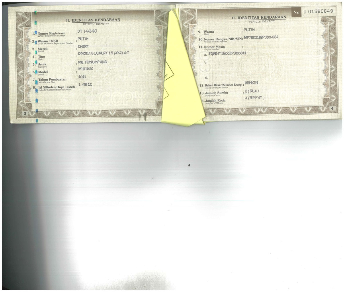 CHERY OMADA 5 LUX 1.5