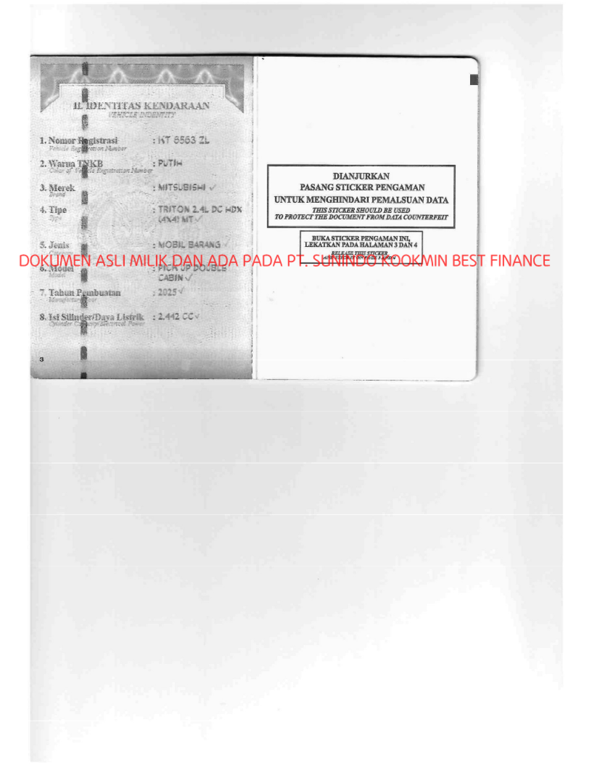 MITSUBISHI  TRITON DC HDX 4X4