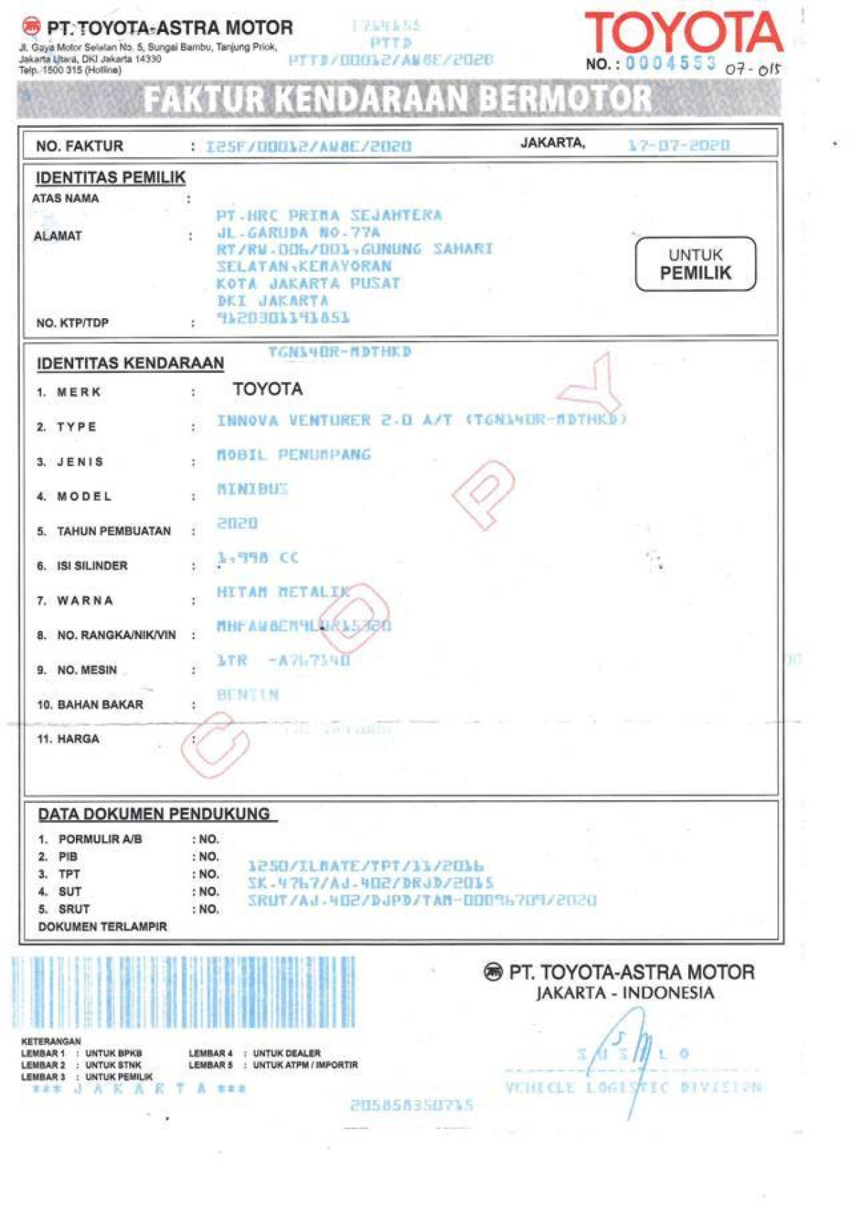 TOYOTA INNOVA VENTURER