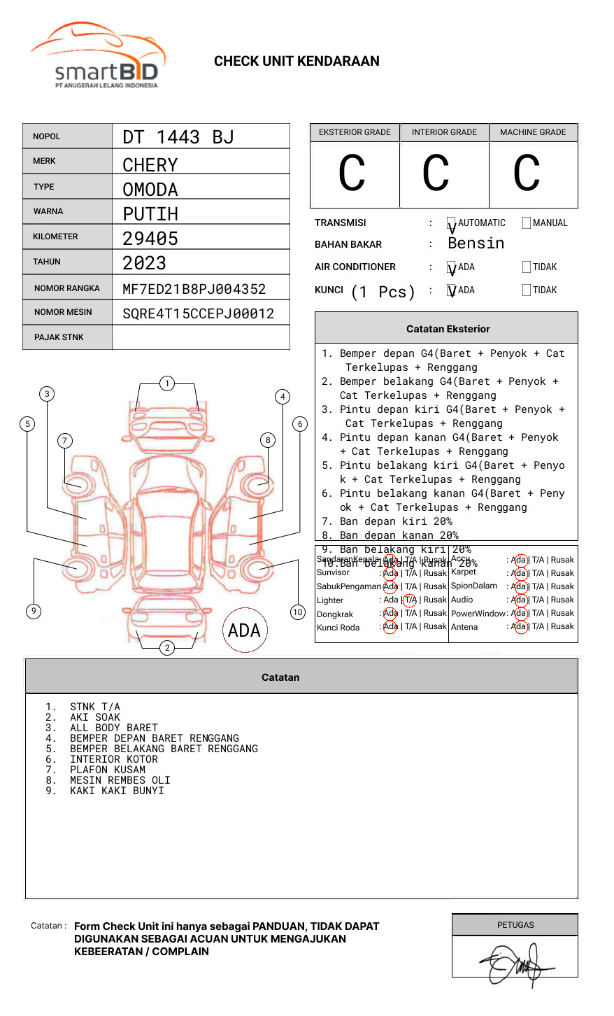 CHERY OMADA 5 LUX 1.5
