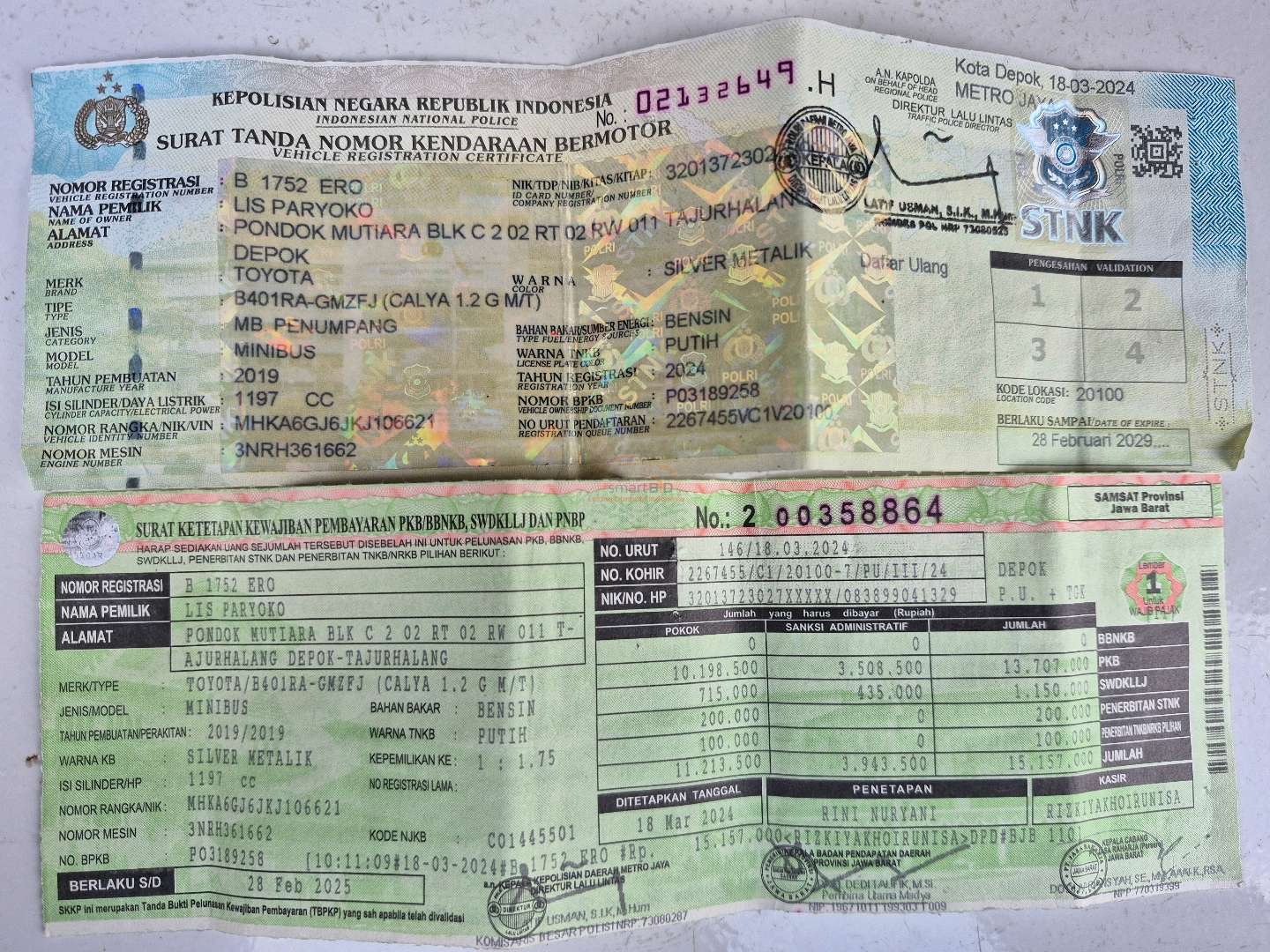 TOYOTA CALYA 1.2 G M/T