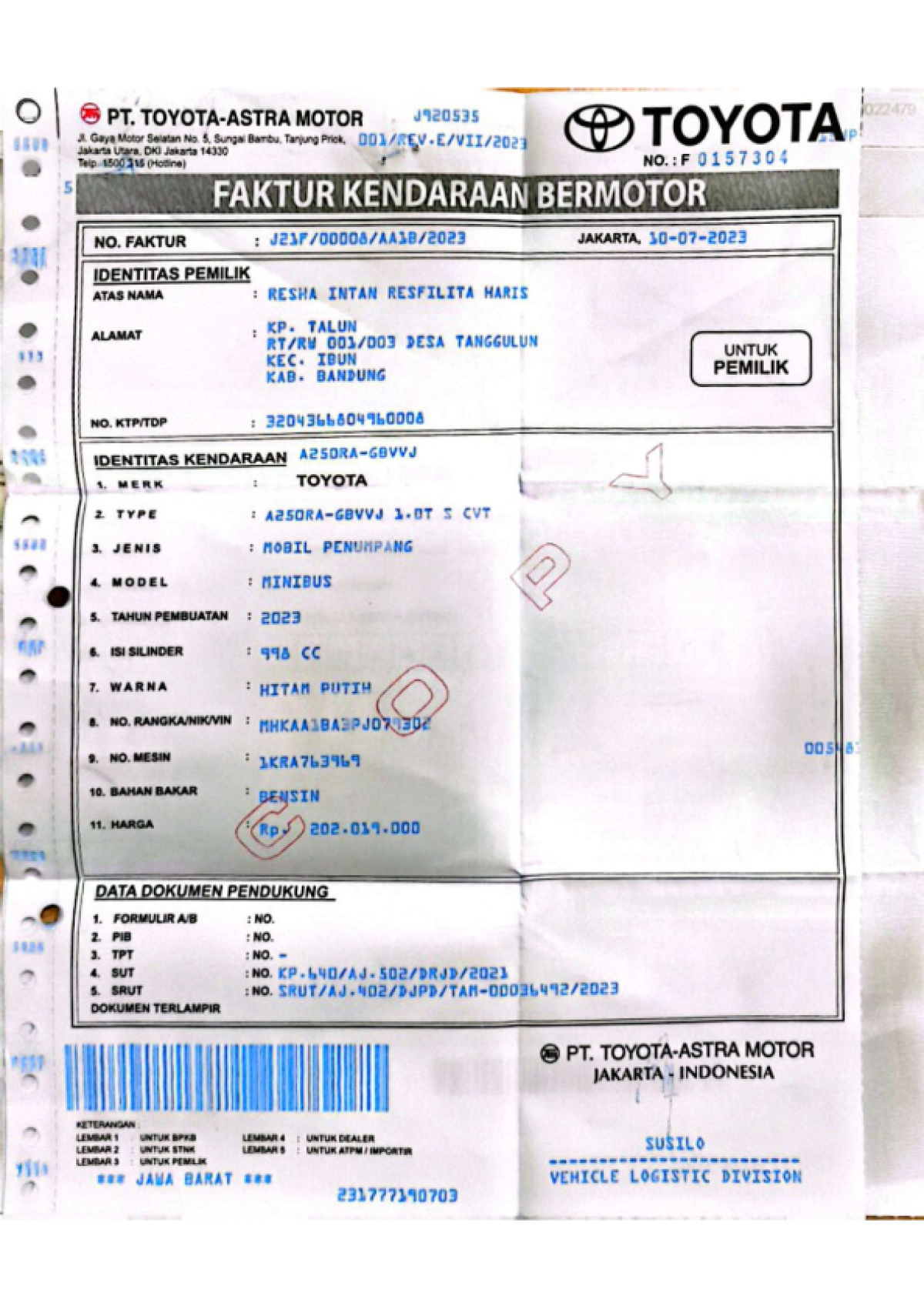 TOYOTA  RAIZE  1.0 T S