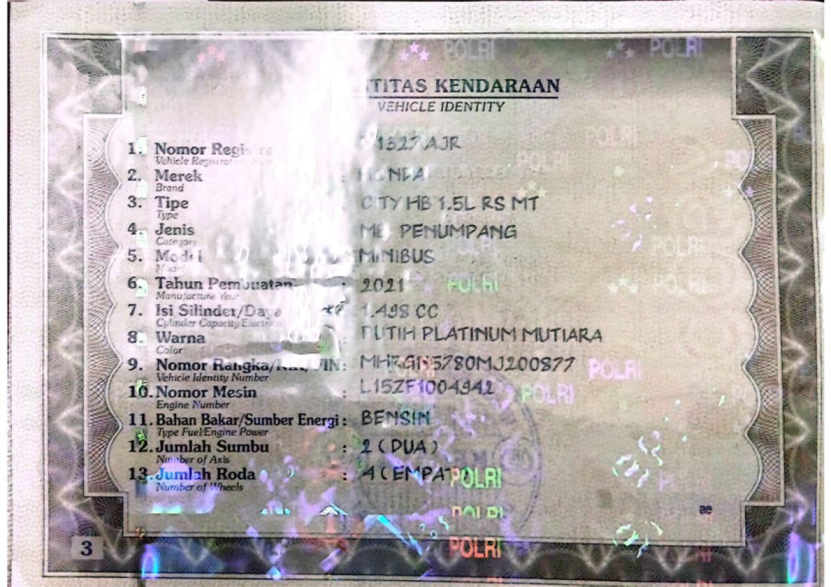 HONDA  CITY  HB 1.5L RS