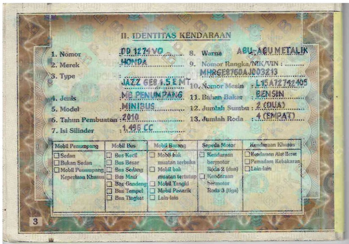 HONDA JAZZ GE8 1.5 E