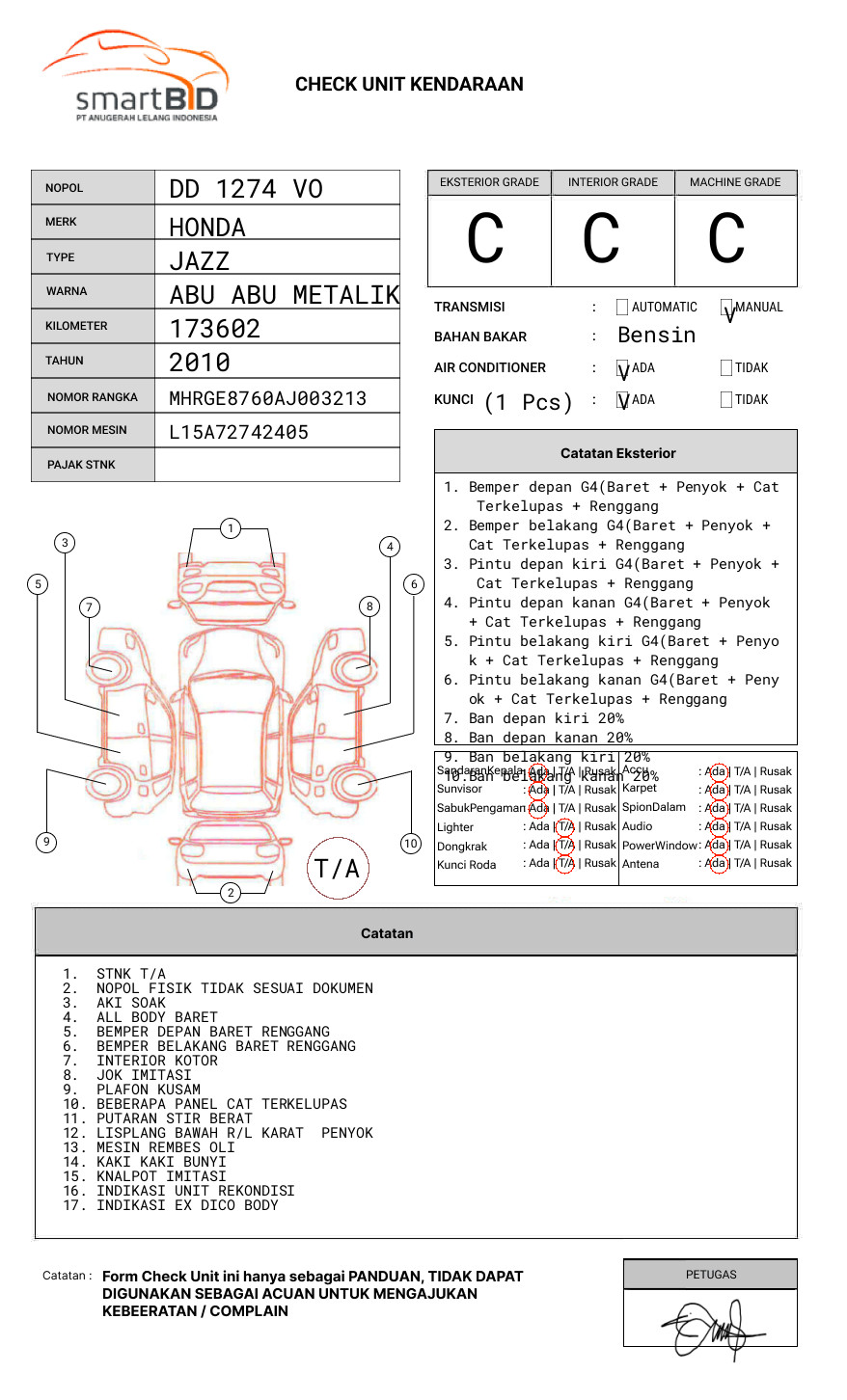 HONDA JAZZ GE8 1.5 E