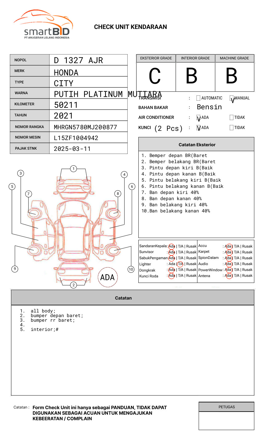HONDA  CITY  HB 1.5L RS