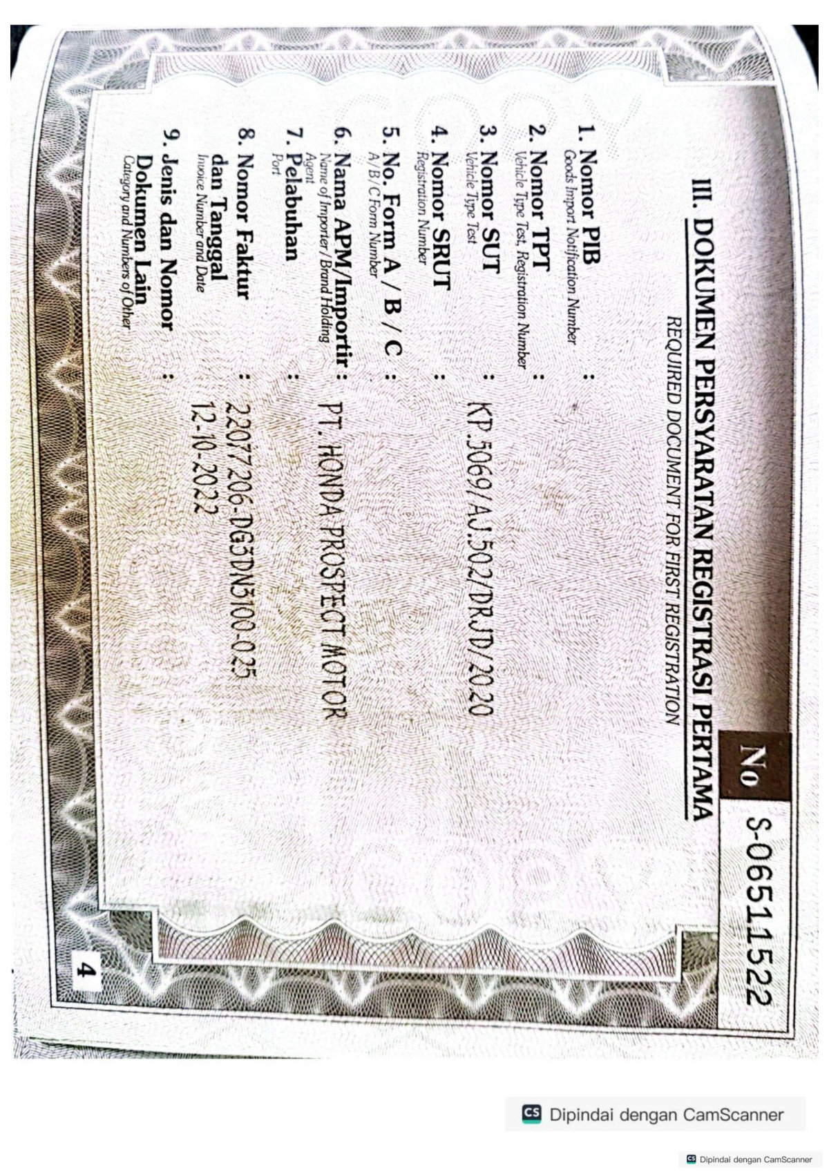 HONDA BRV DG3 1.5L PRECVT