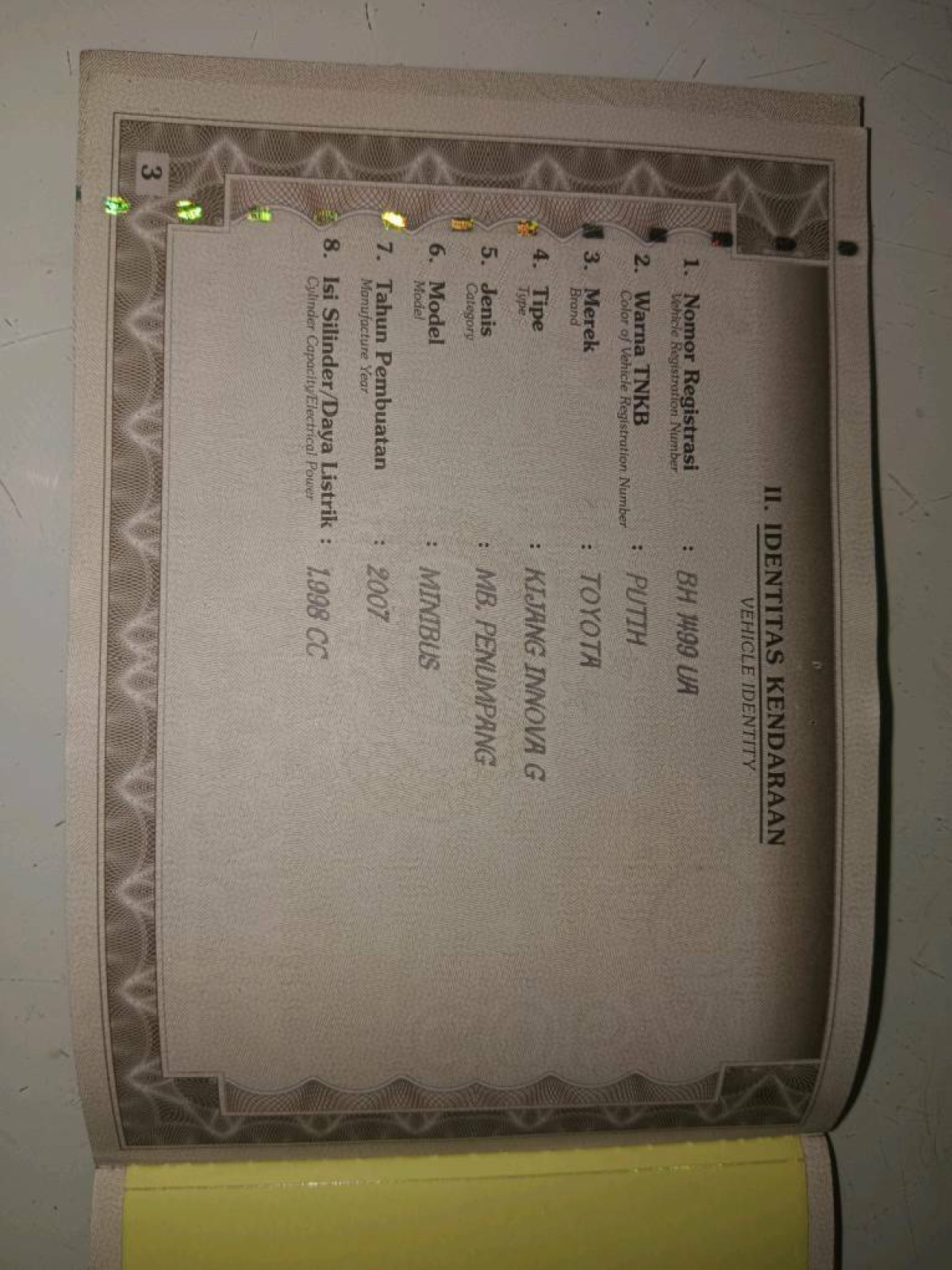 TOYOTA KIJANG INNOVA G