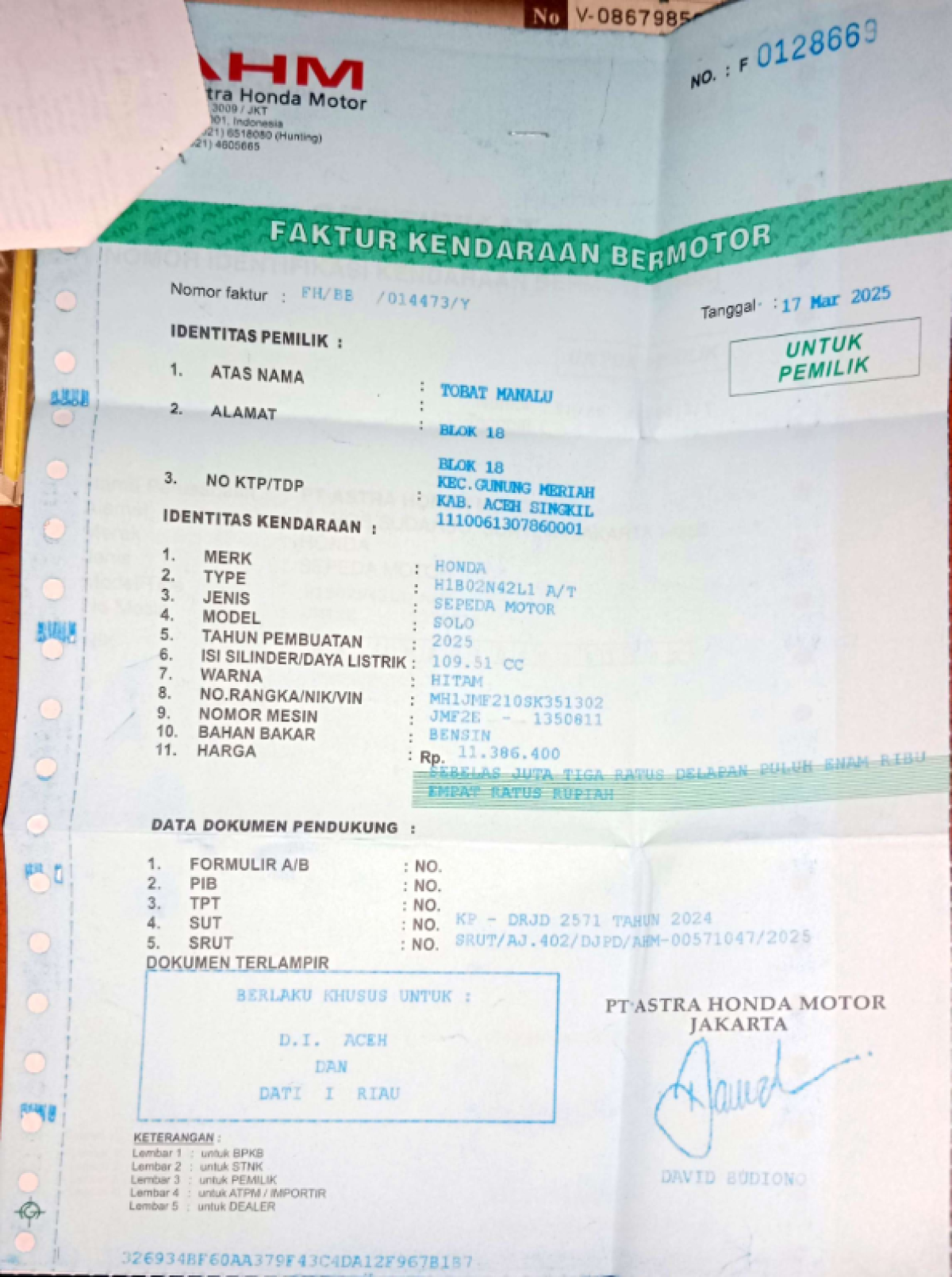 HONDA BEAT DLX SMART KEY