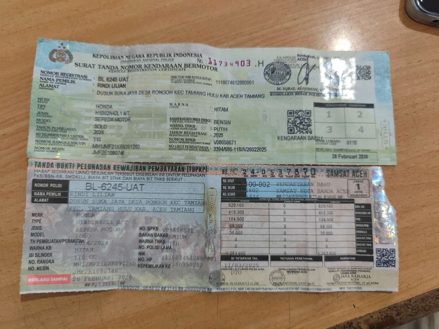 HONDA BEAT DLX SMART KEY