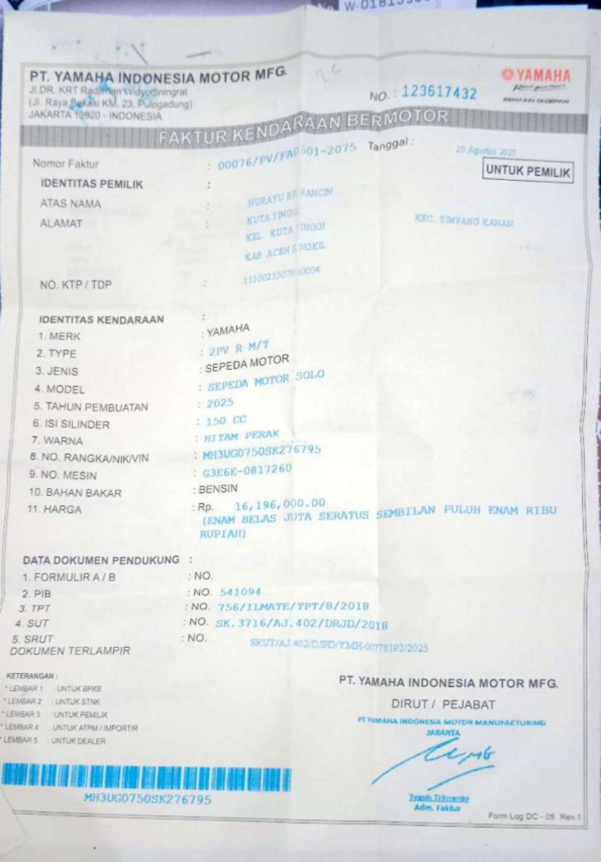 YAMAHA JUPITER MX KING 150