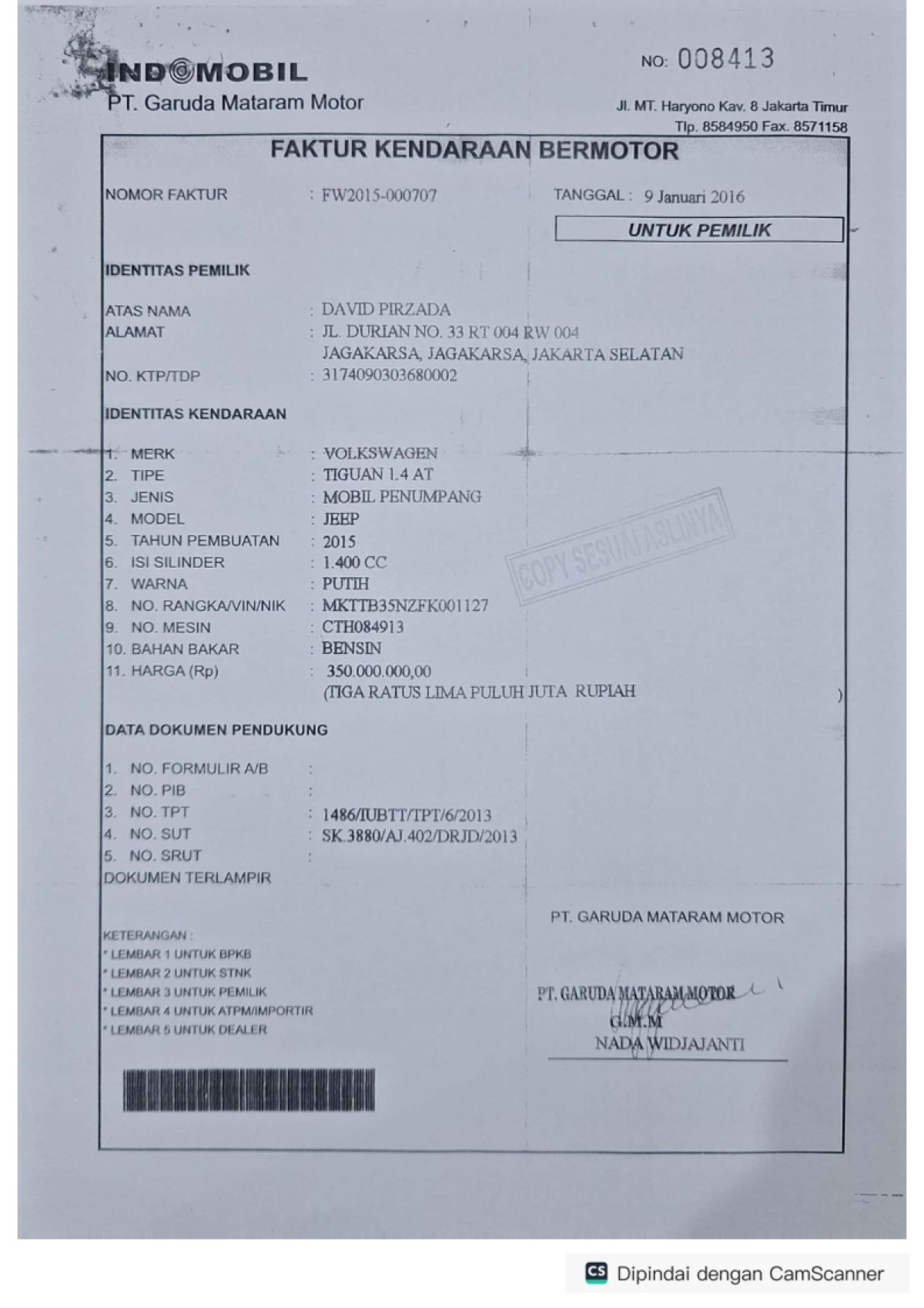 VOLKSWAGEN TIGUAN 1.4