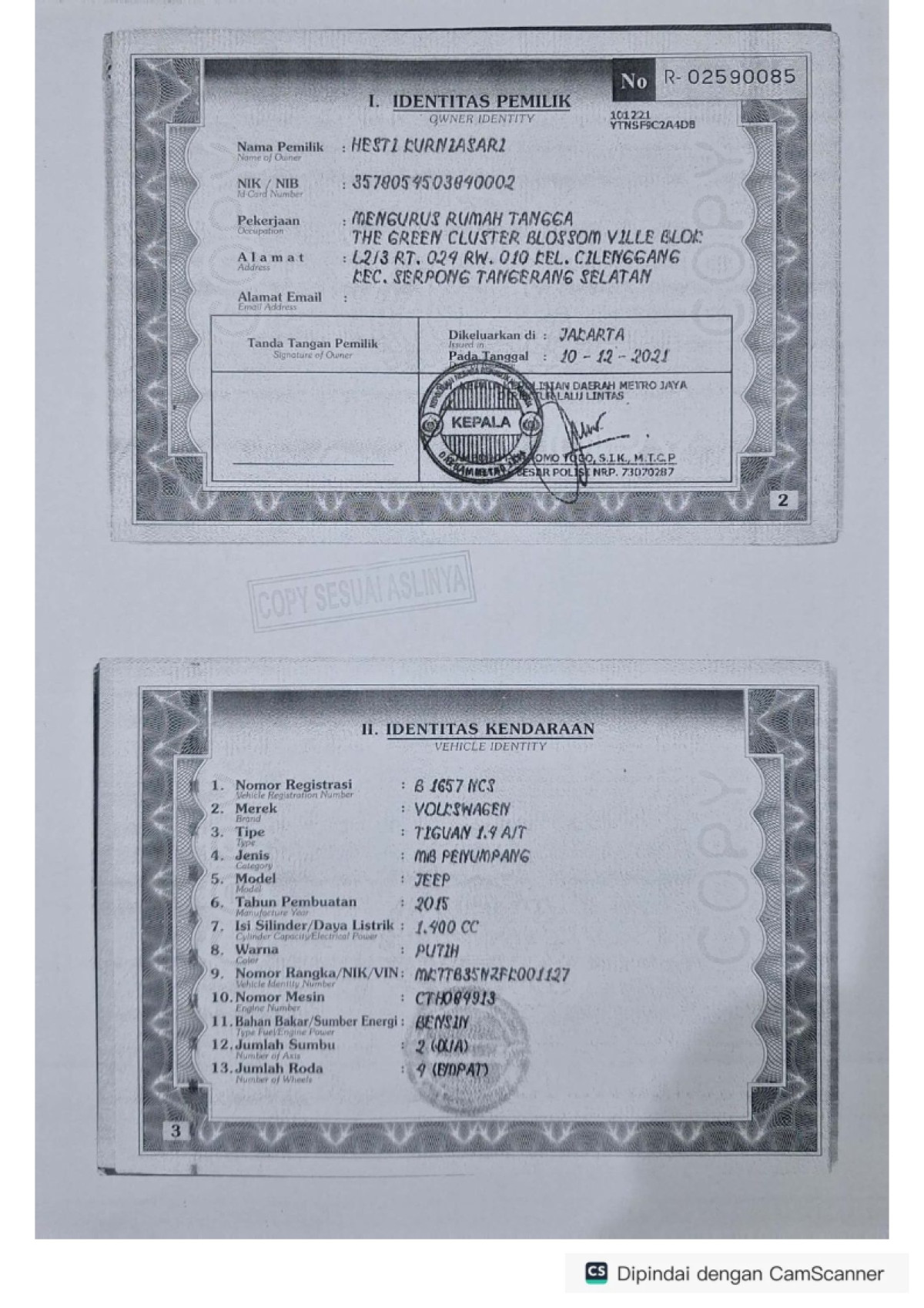 VOLKSWAGEN TIGUAN 1.4