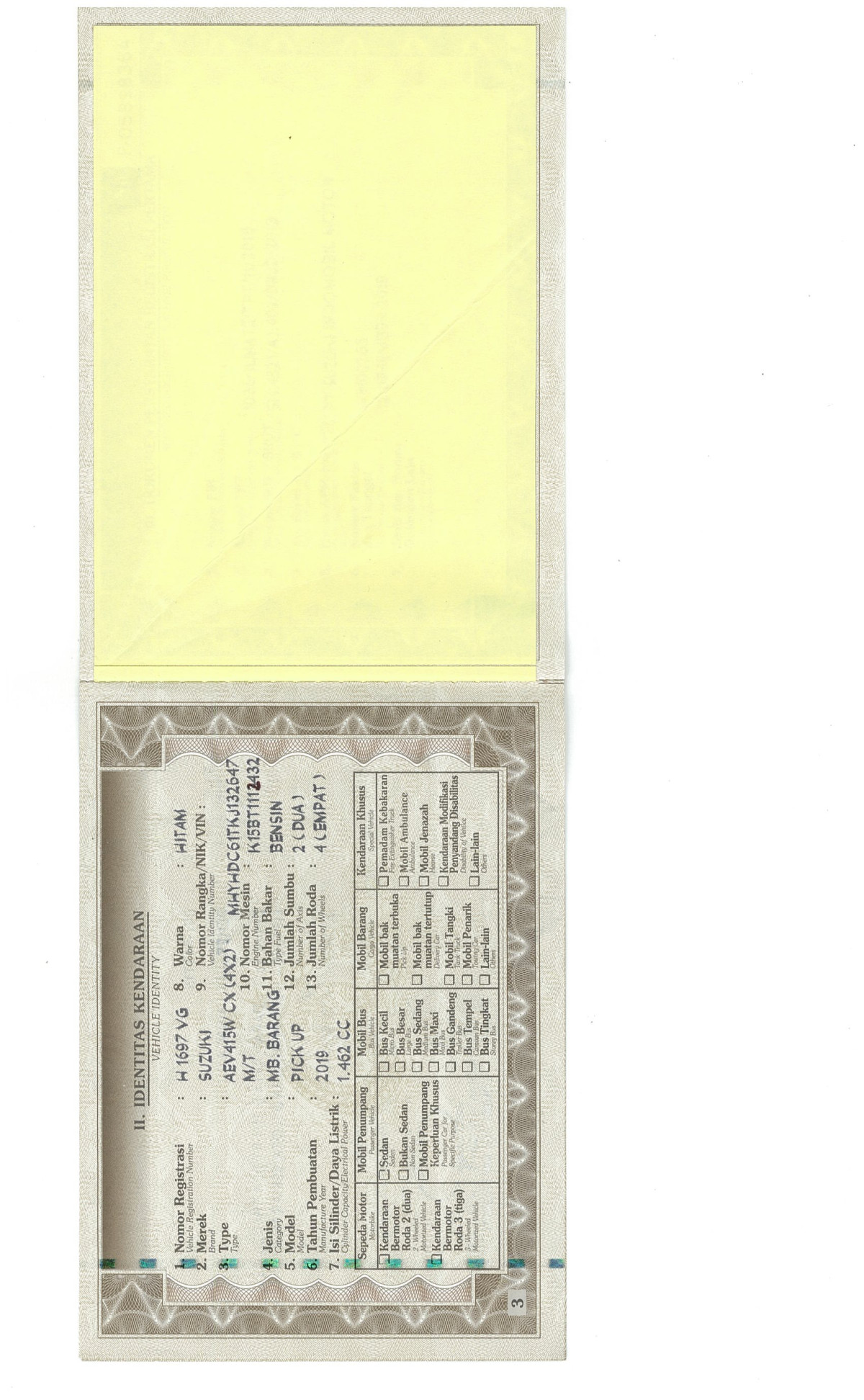 SUZUKI CARRY CX PICK UP