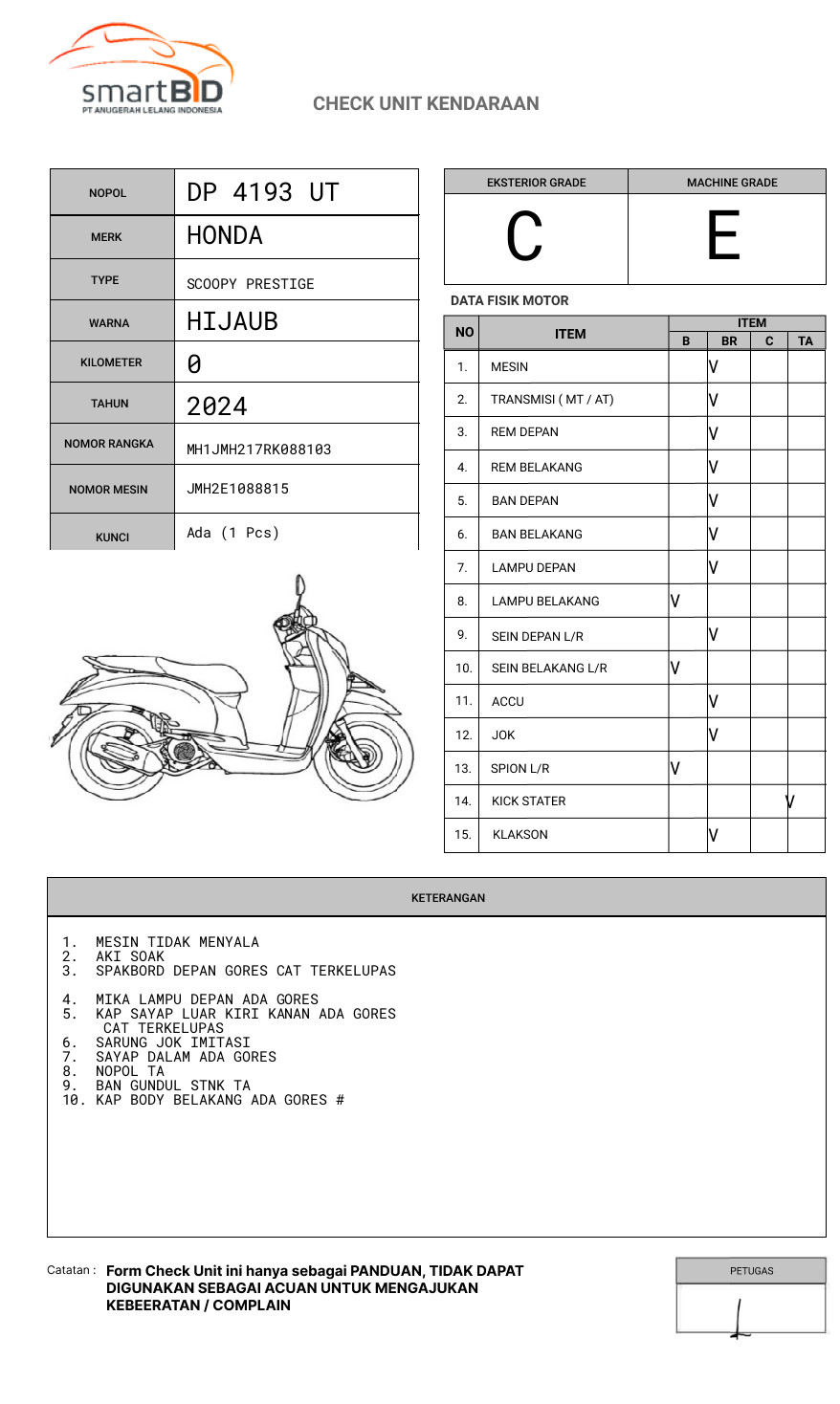 HONDA SCOOPY PRESTIGE