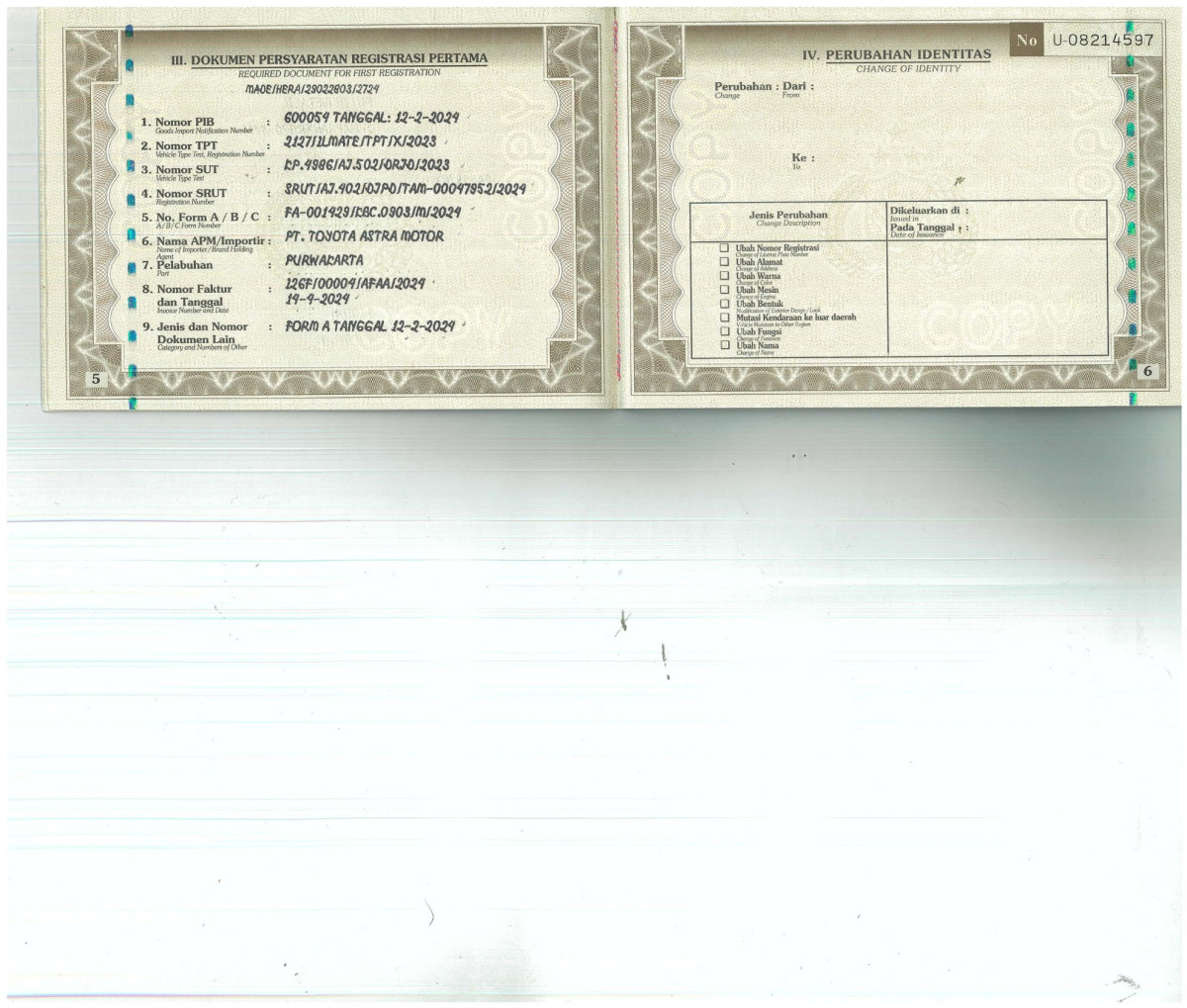 TOYOTA ALPHARD 2.5 G