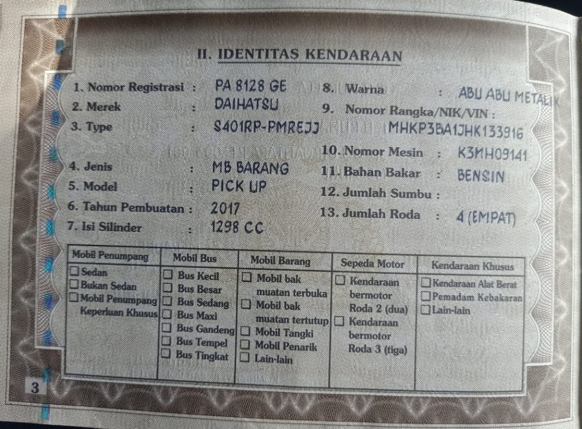 DAIHATSU GRAN MAX PICK-UP