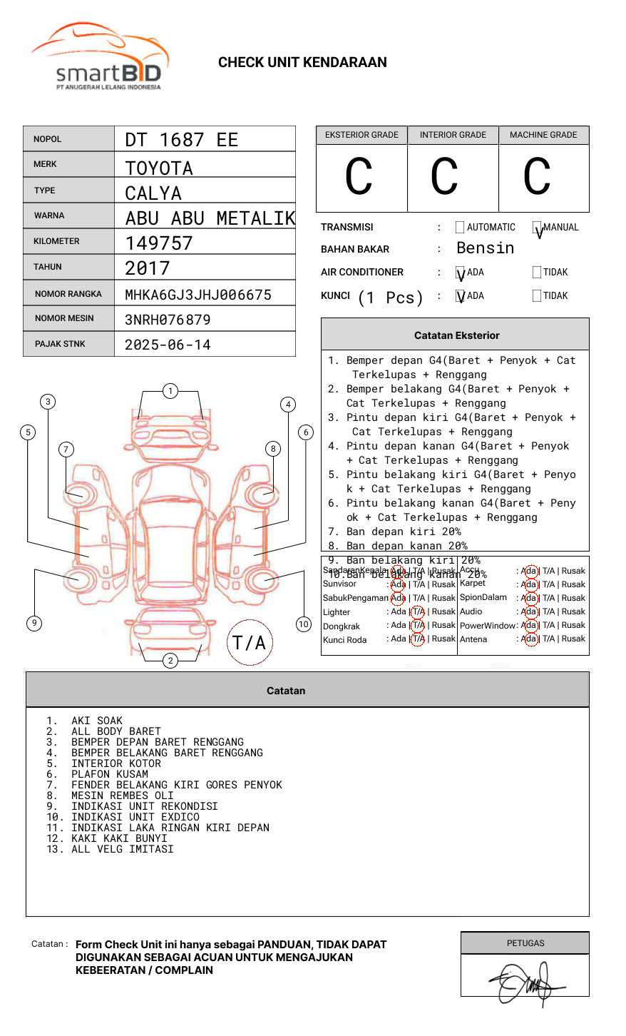 TOYOTA CALYA 1.2 E M/T