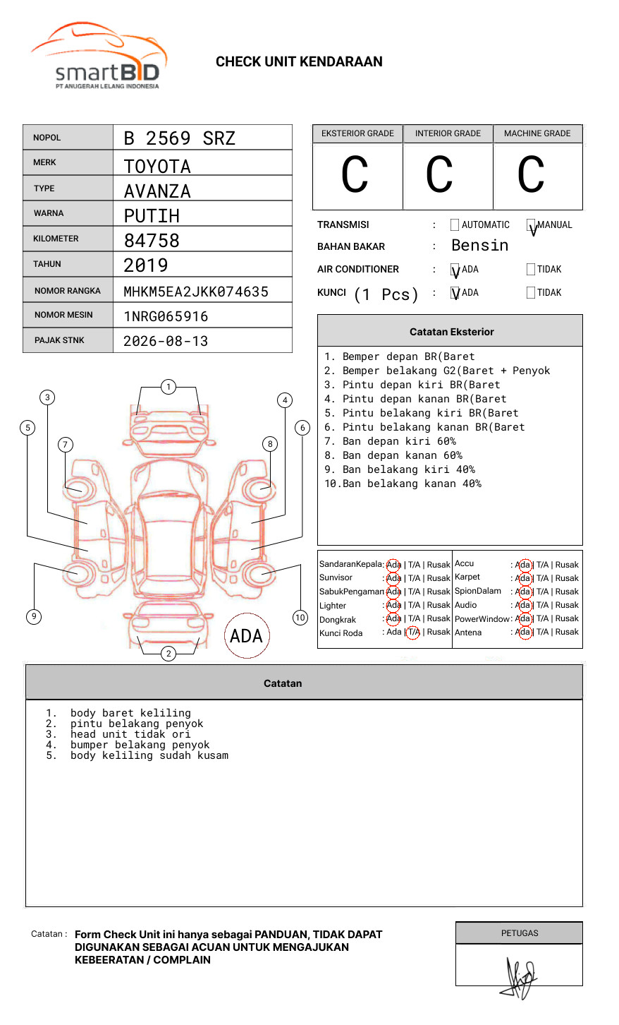 TOYOTA AVANZA 1.3 TRANSMOVER