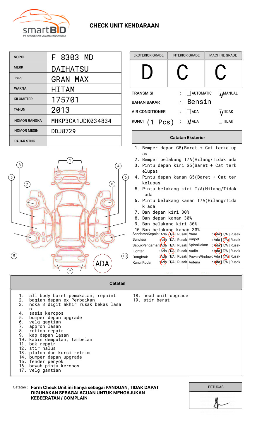 DAIHATSU GRAN MAX PICK-UP