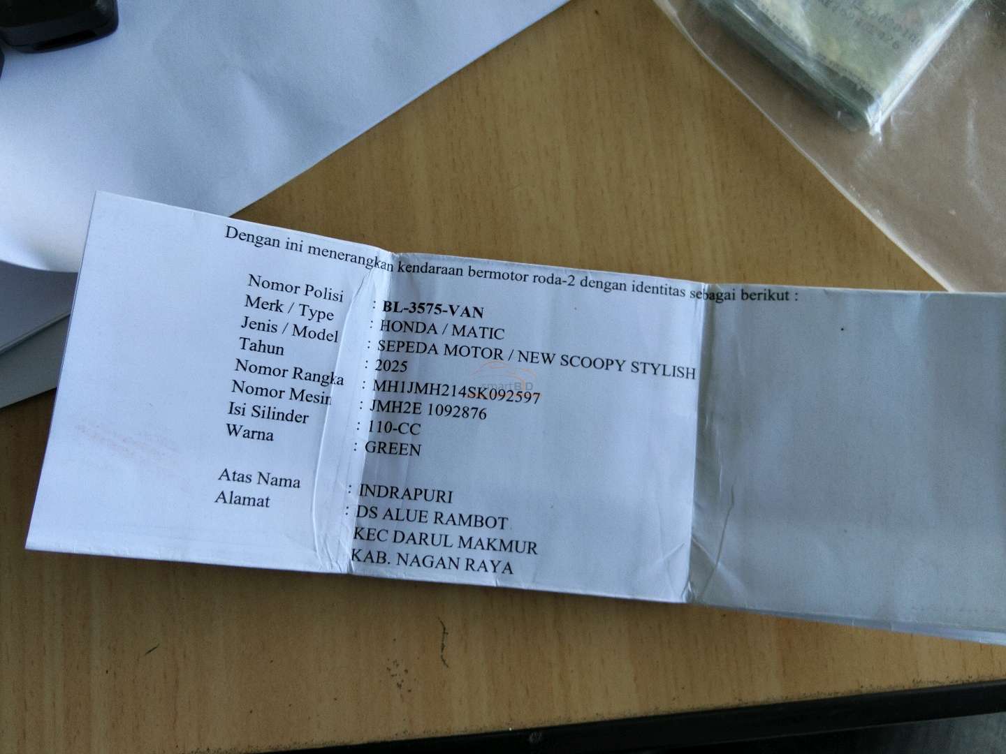 HONDA SCOOPY PRESTIGE