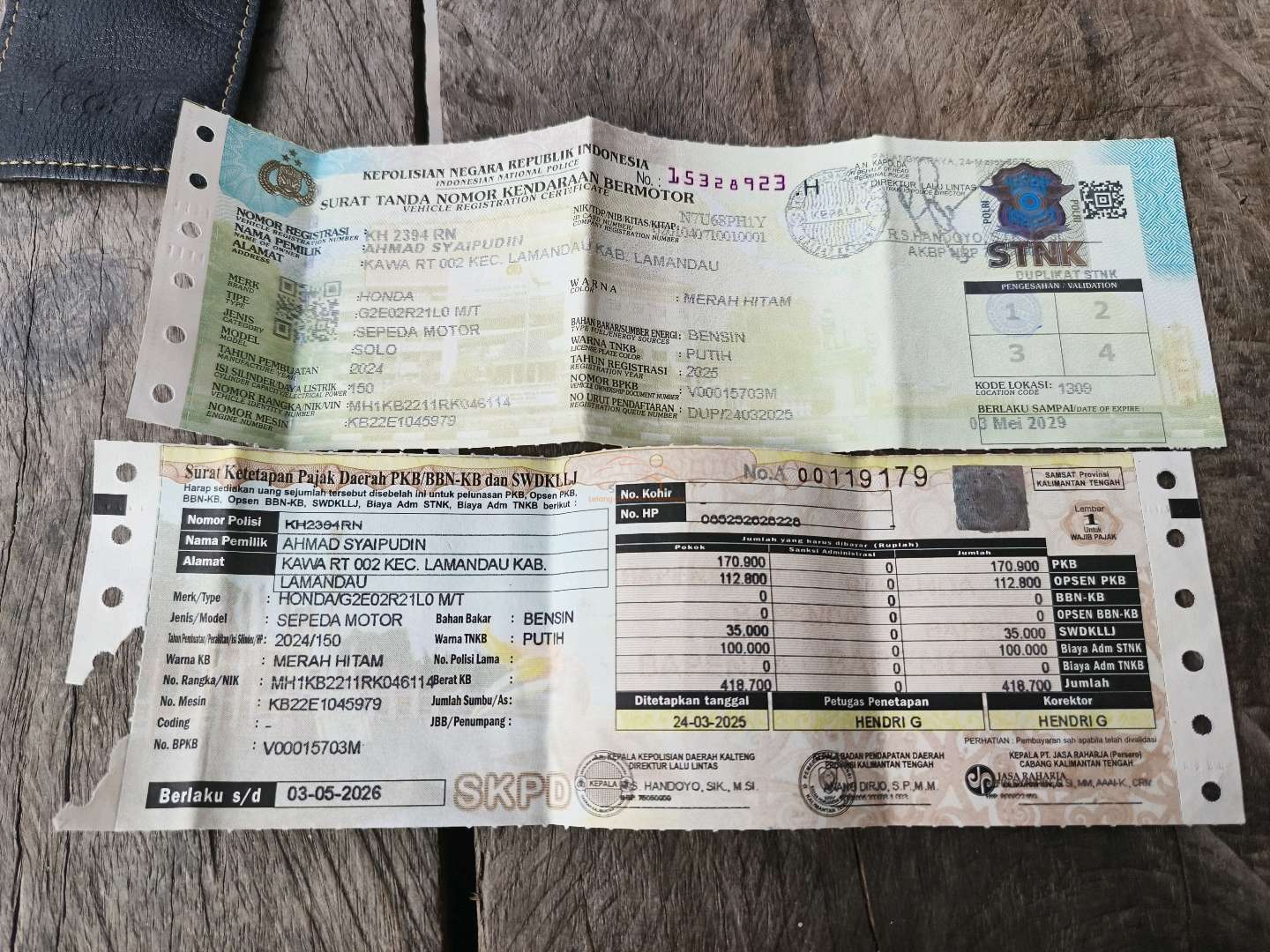 HONDA SUPRA GTR 150 SPORTY