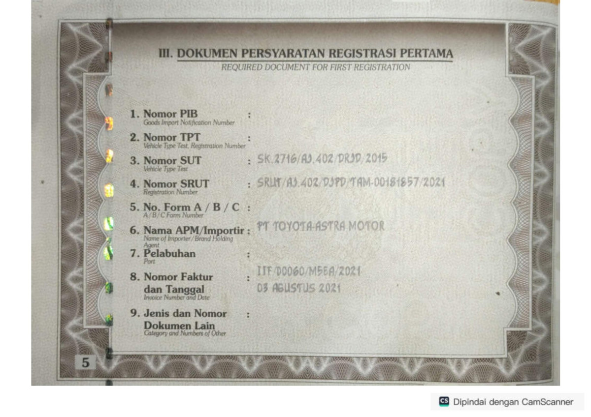 TOYOTA  AVANZA  1.3 G