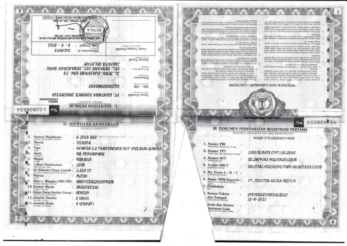 TOYOTA AVANZA 1.3 TRANSMOVER