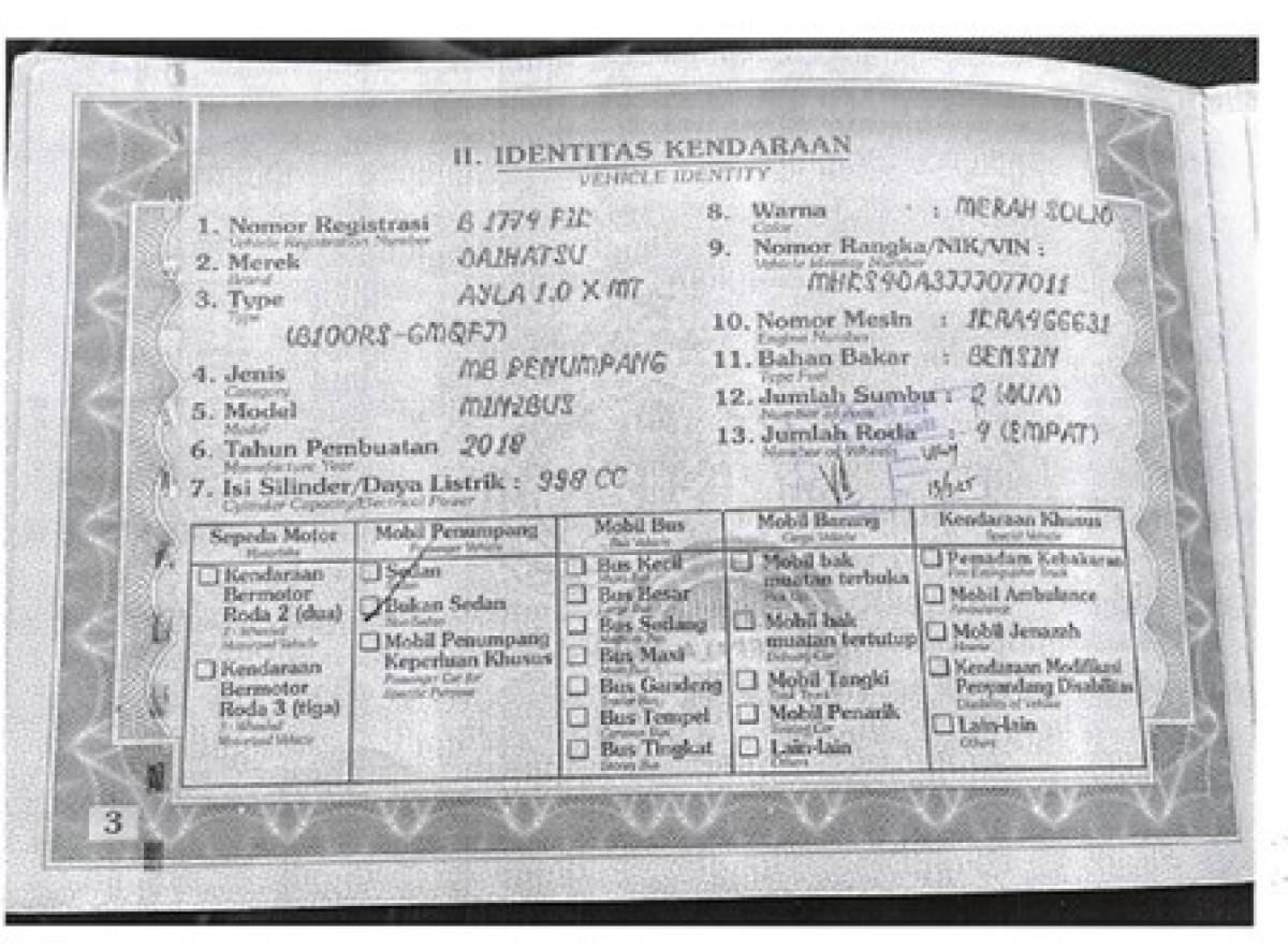 DAIHATSU  AYLA  1.0 X