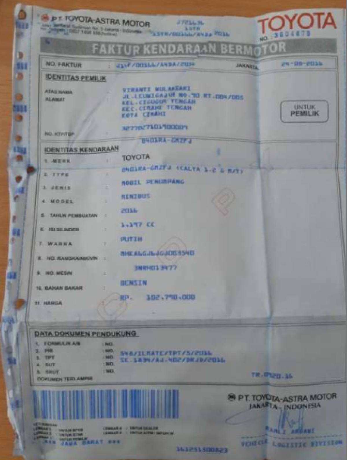 TOYOTA CALYA 1.2 G M/T