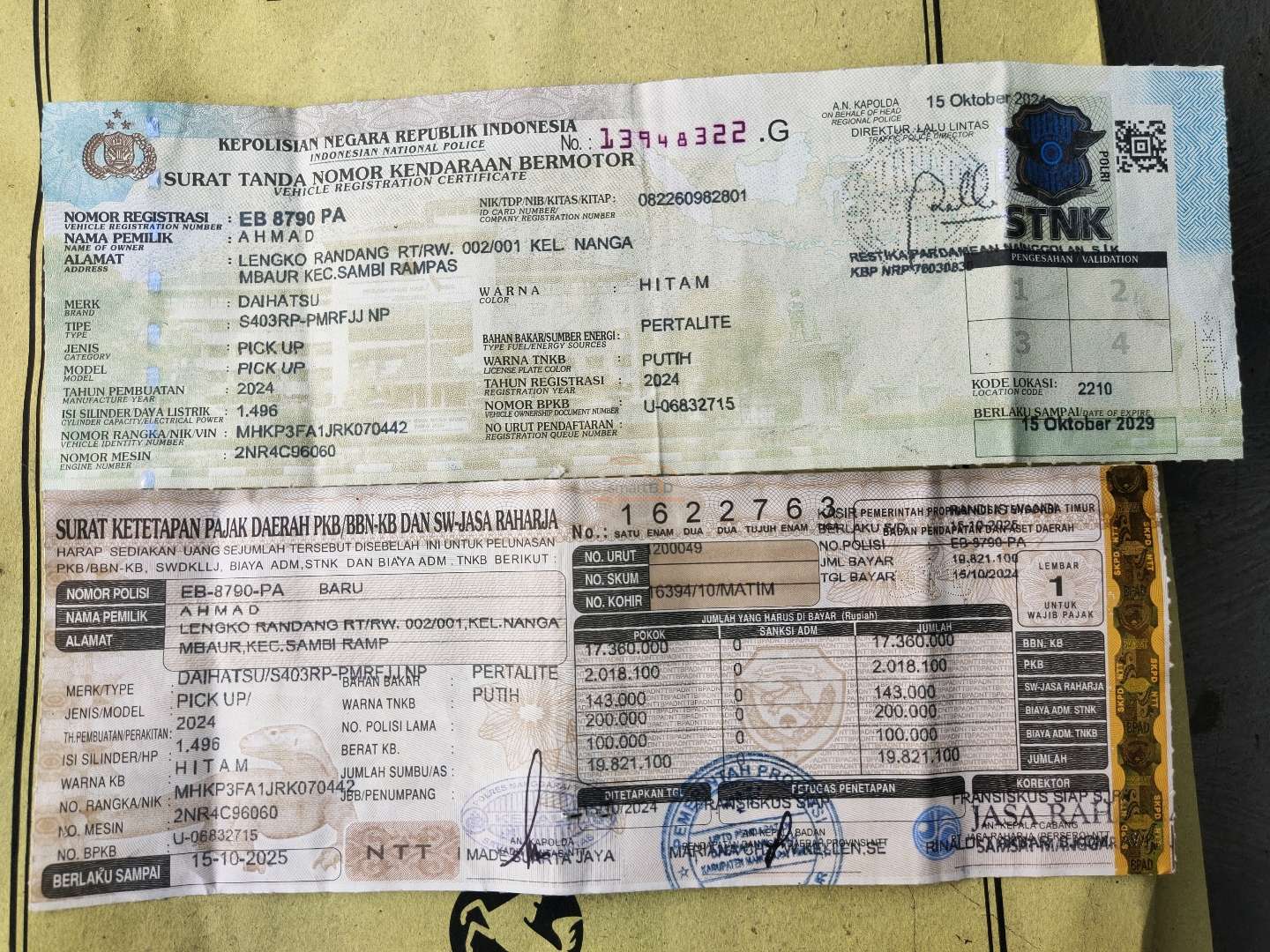 DAIHATSU GRAN MAX PU AC PS 1.5