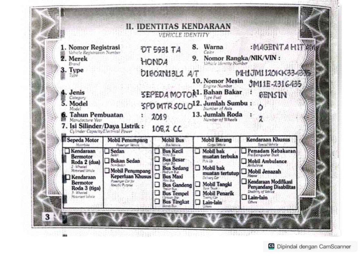 HONDA BEAT ESP CBS ISS