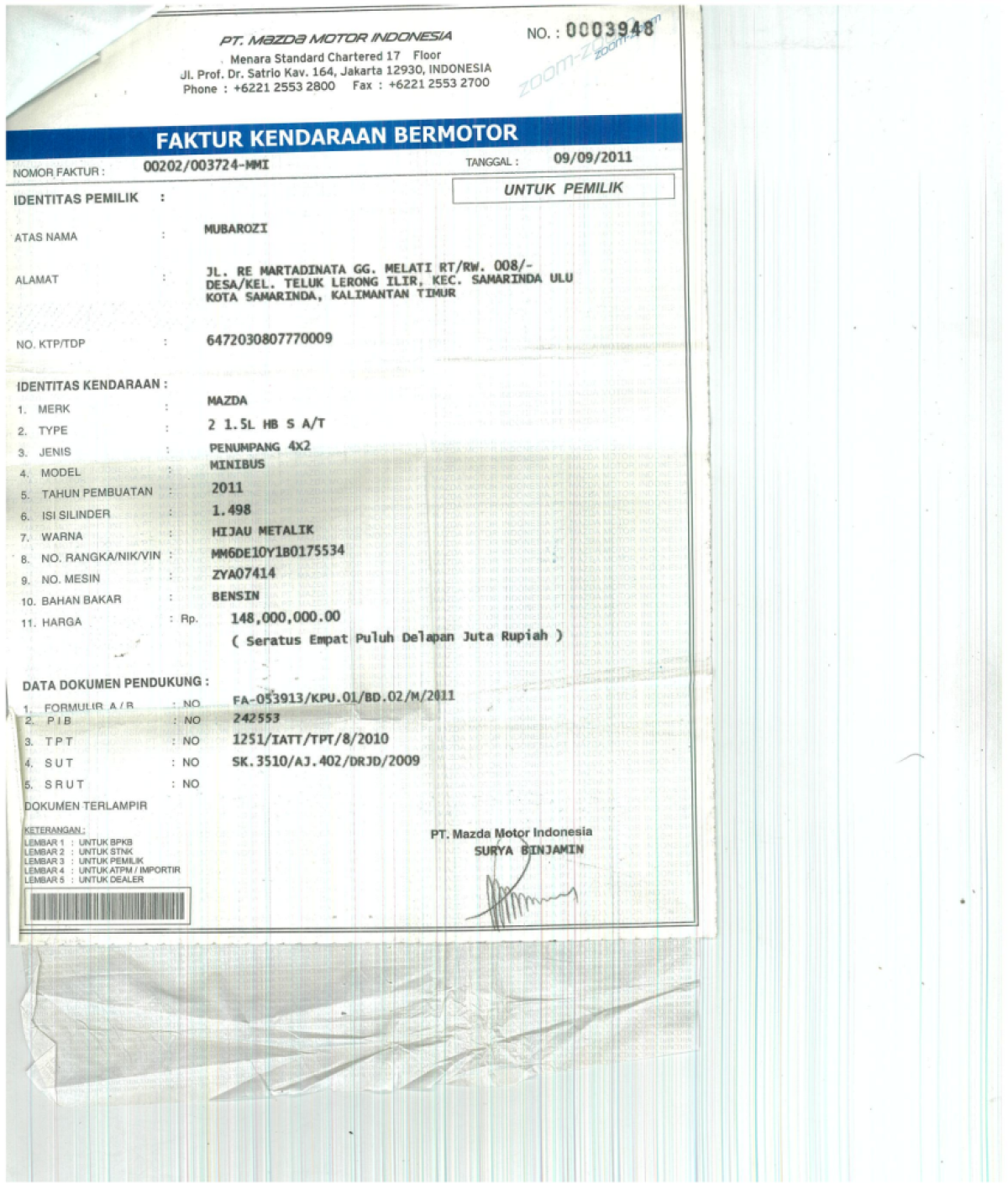 MAZDA  MAZDA 2  1.5L