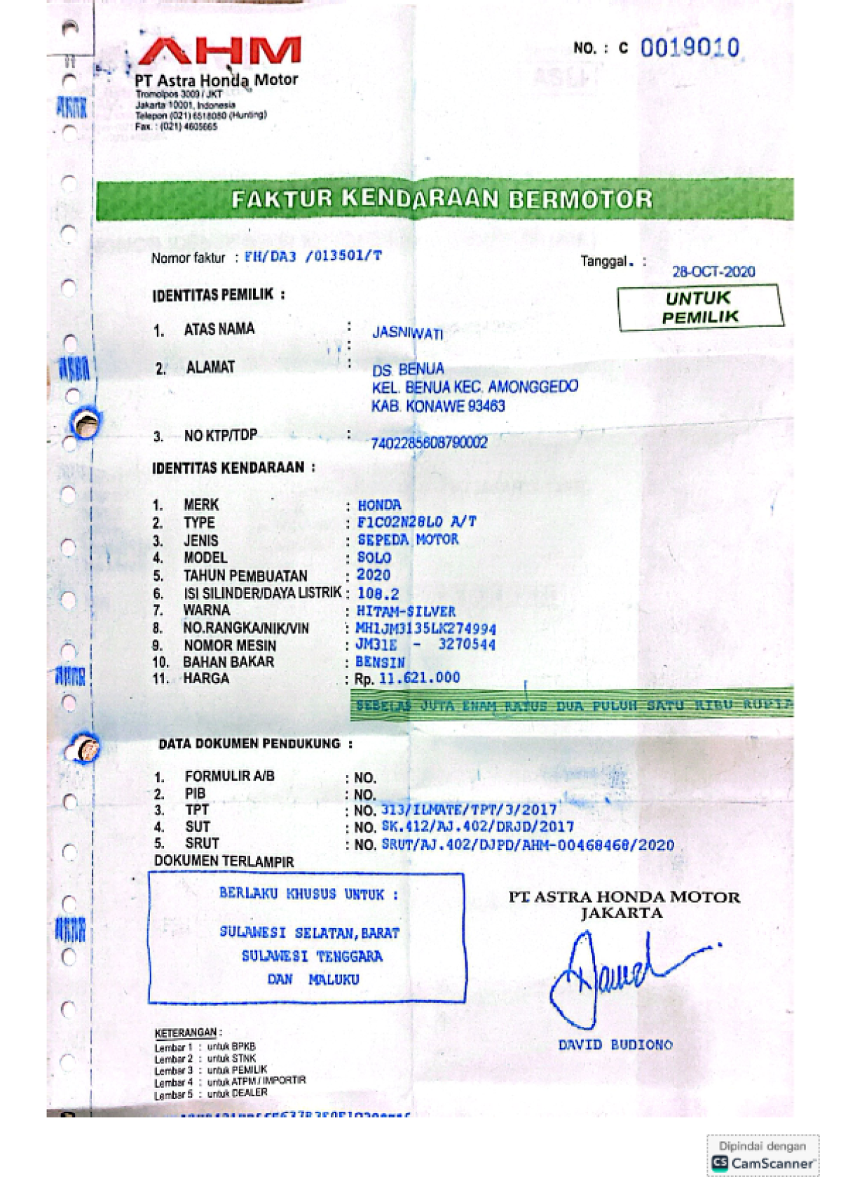 HONDA SCOOPY STYLISH