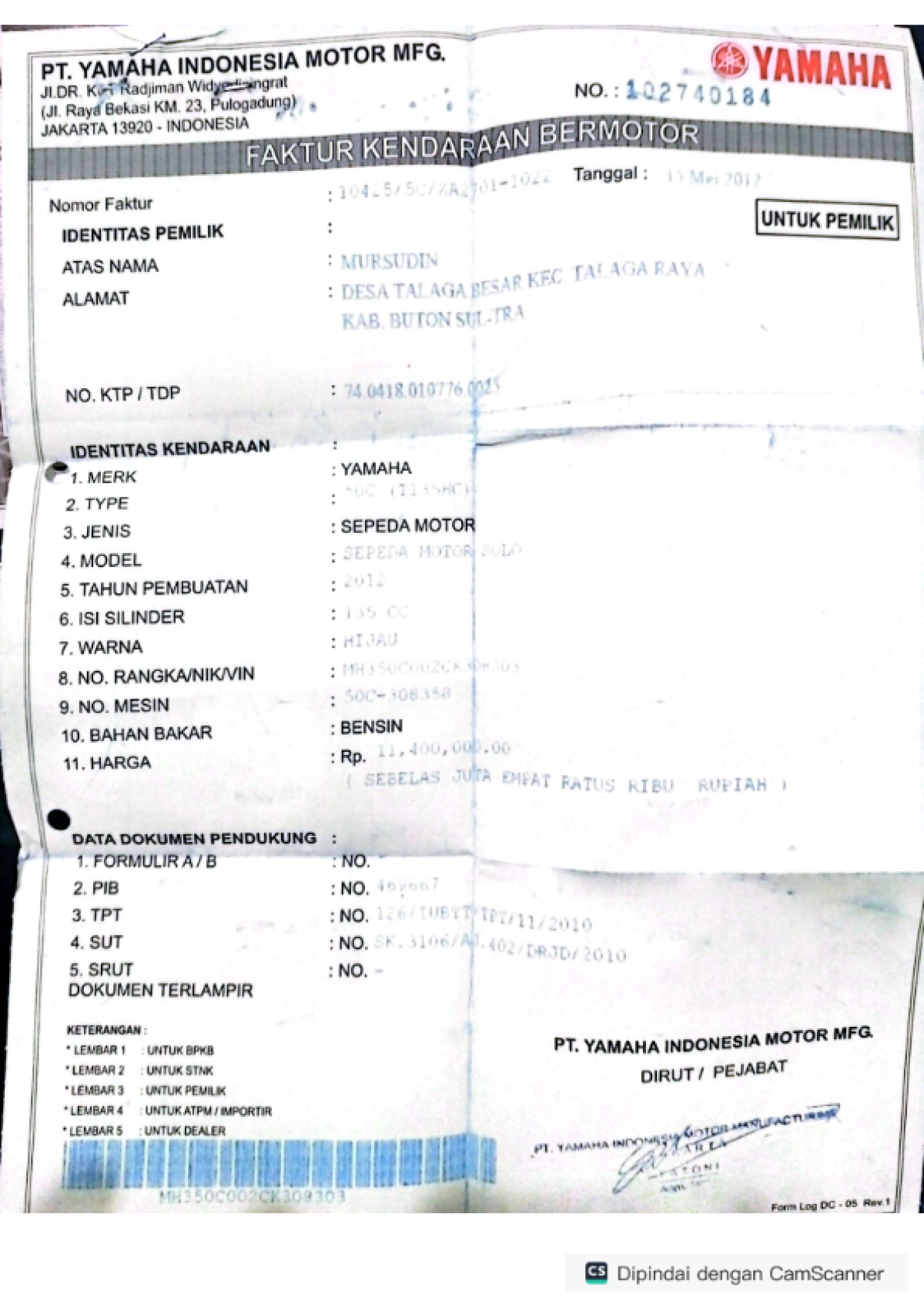 YAMAHA JUPITER MX CW