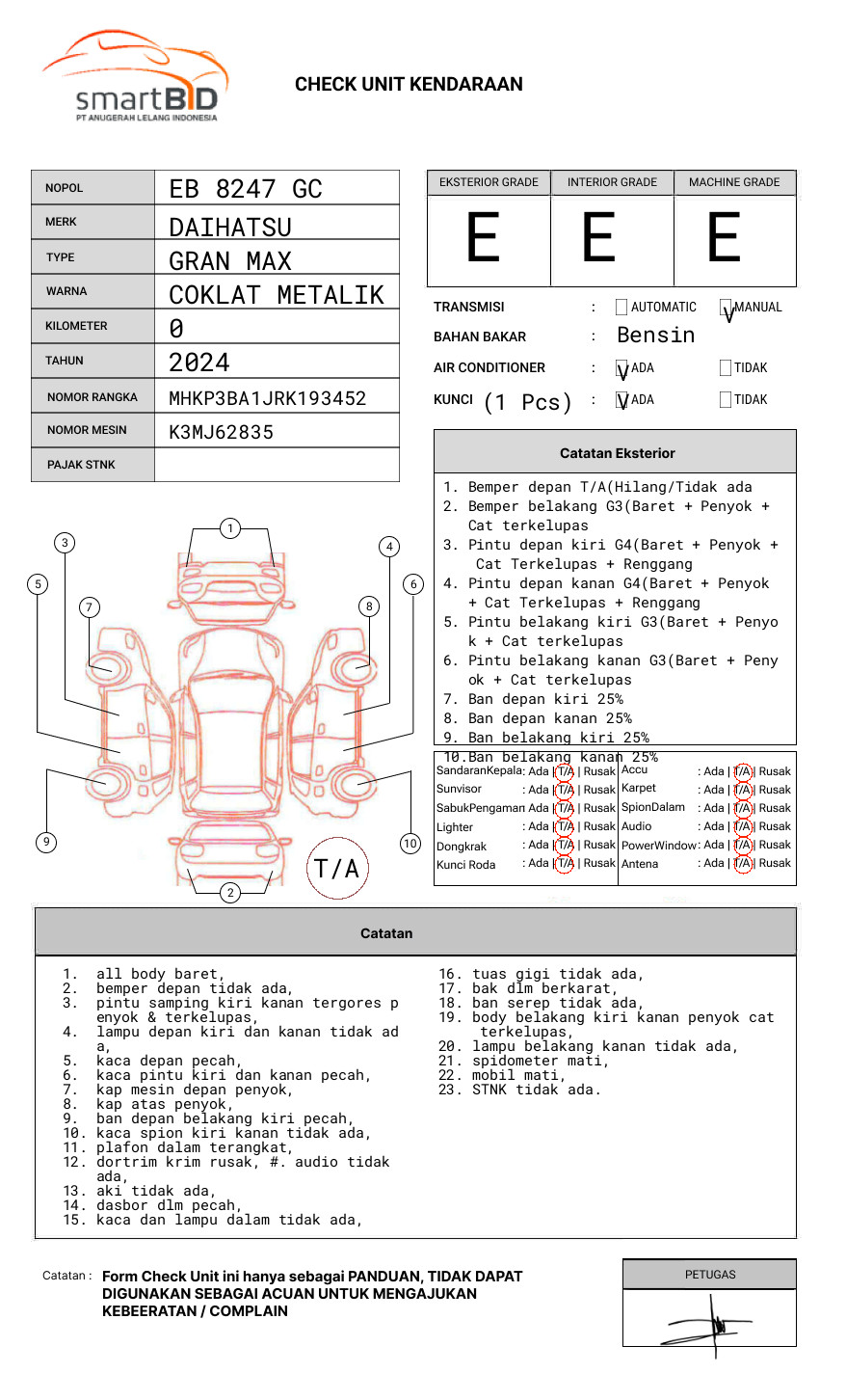 DAIHATSU GRAN MAX PICK-UP 1.3
