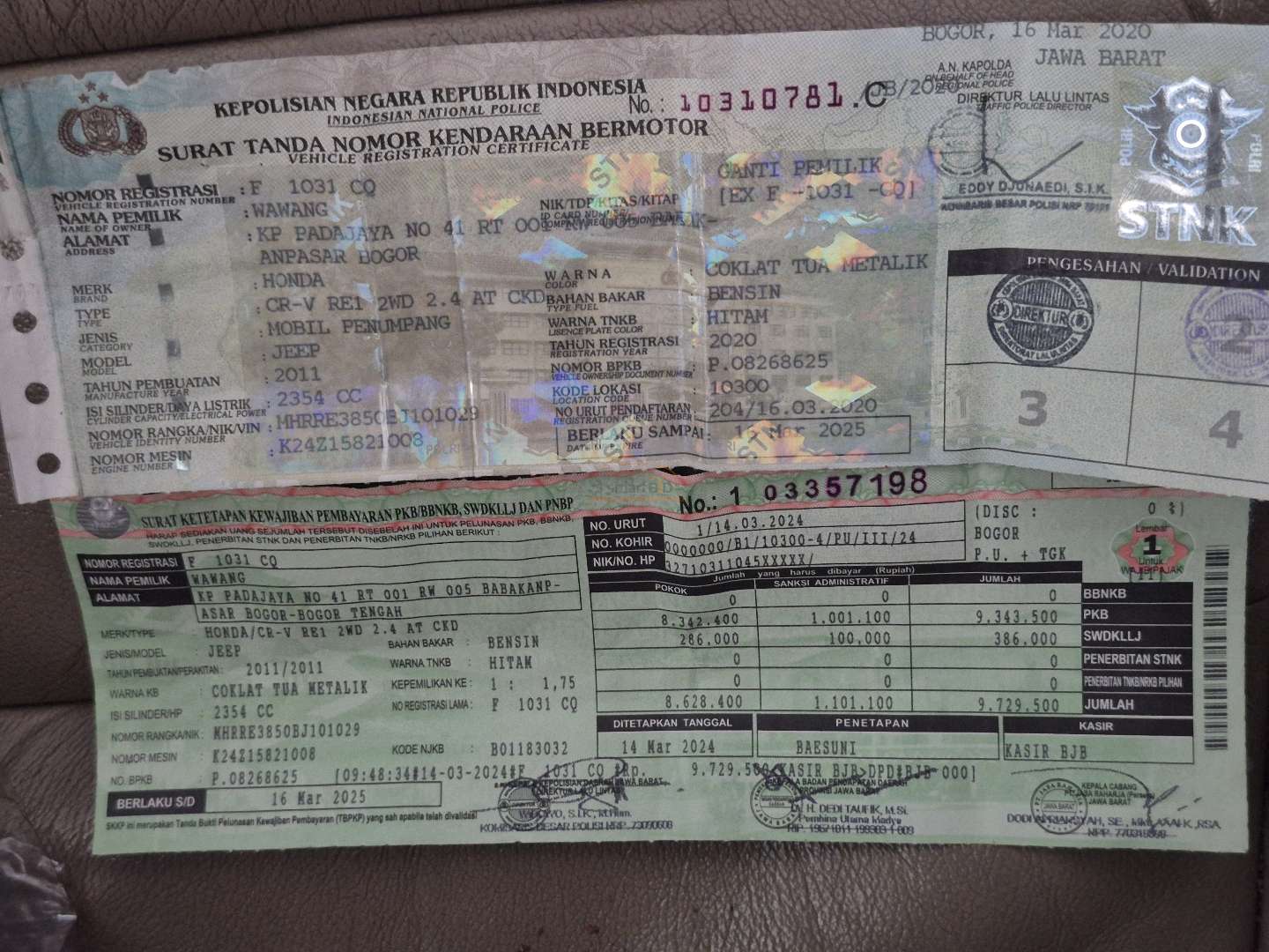 HONDA CR-V RE1 2WD 2.4 A/T