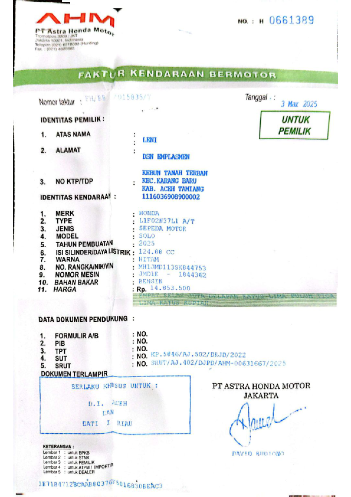 HONDA VARIO 125 ESP CBS ISS CW