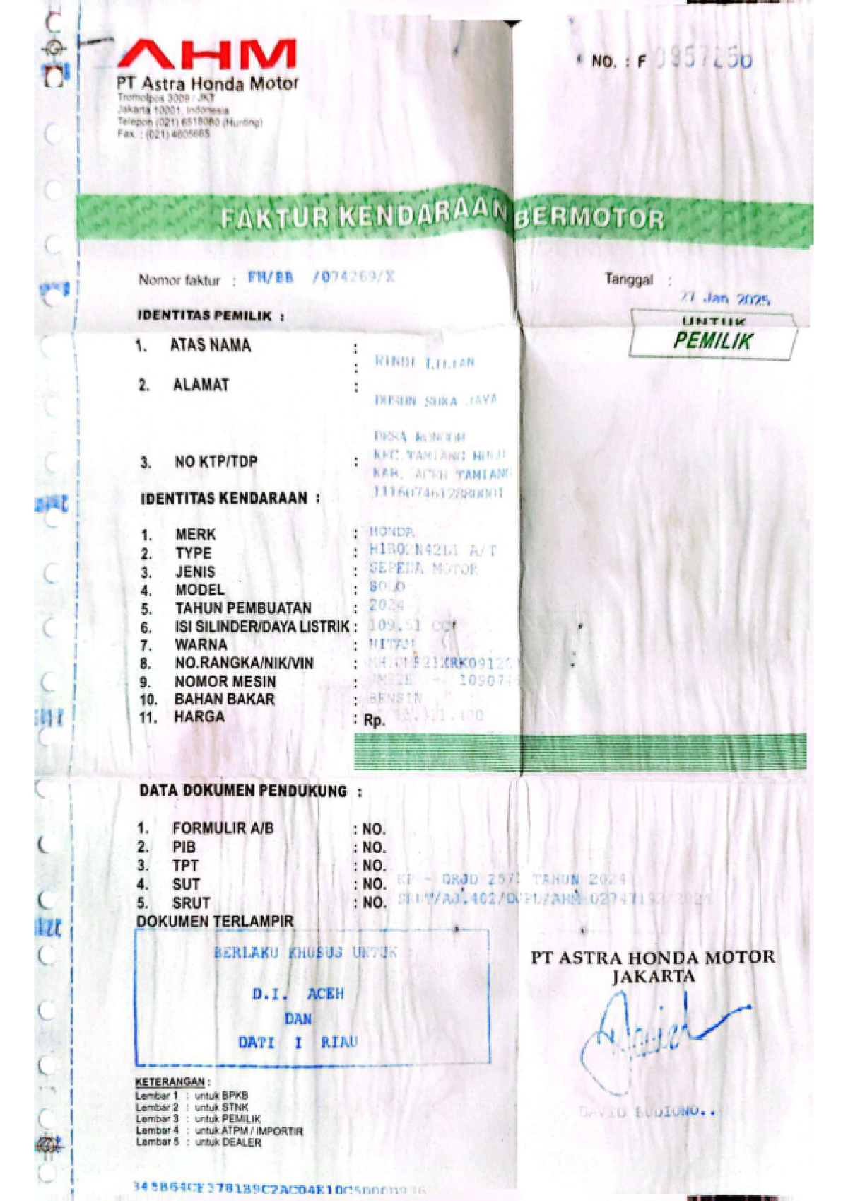 HONDA BEAT DLX SMART KEY