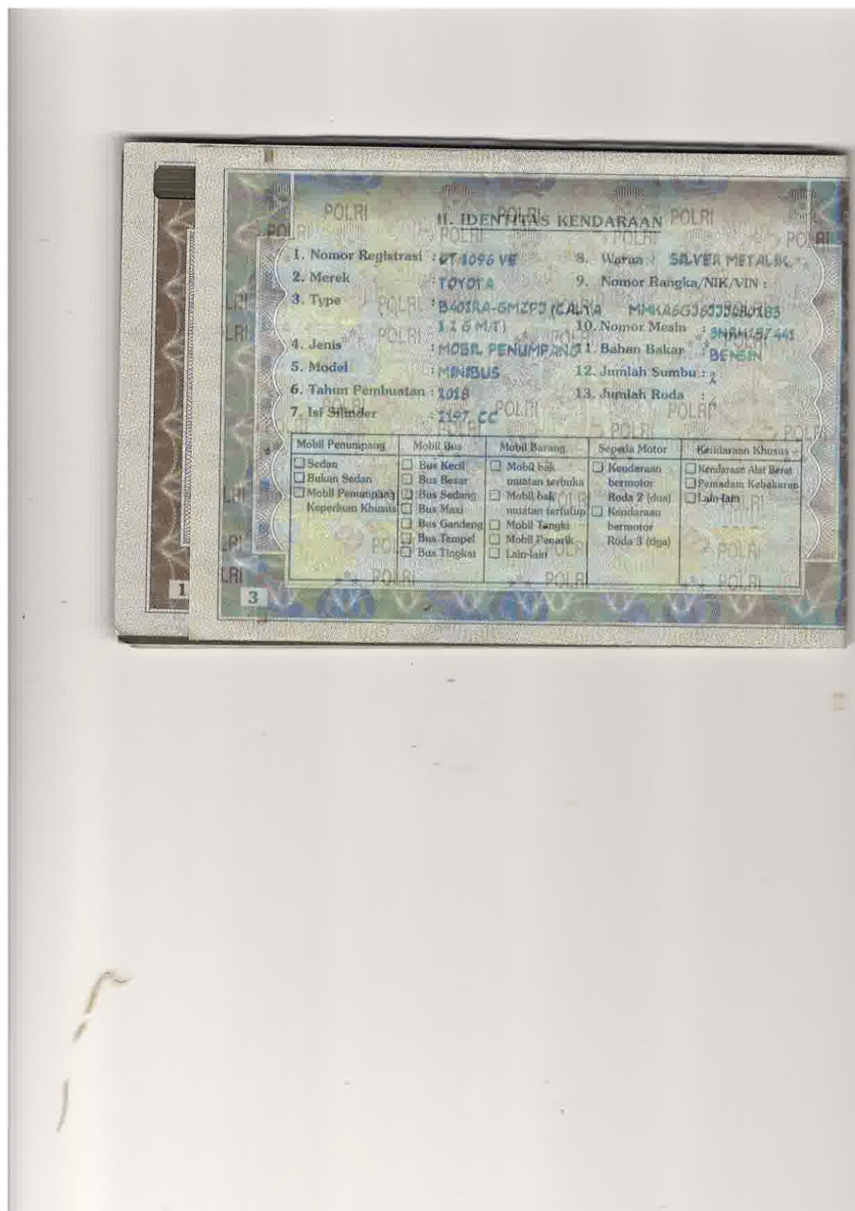 TOYOTA CALYA 1.2 G M/T