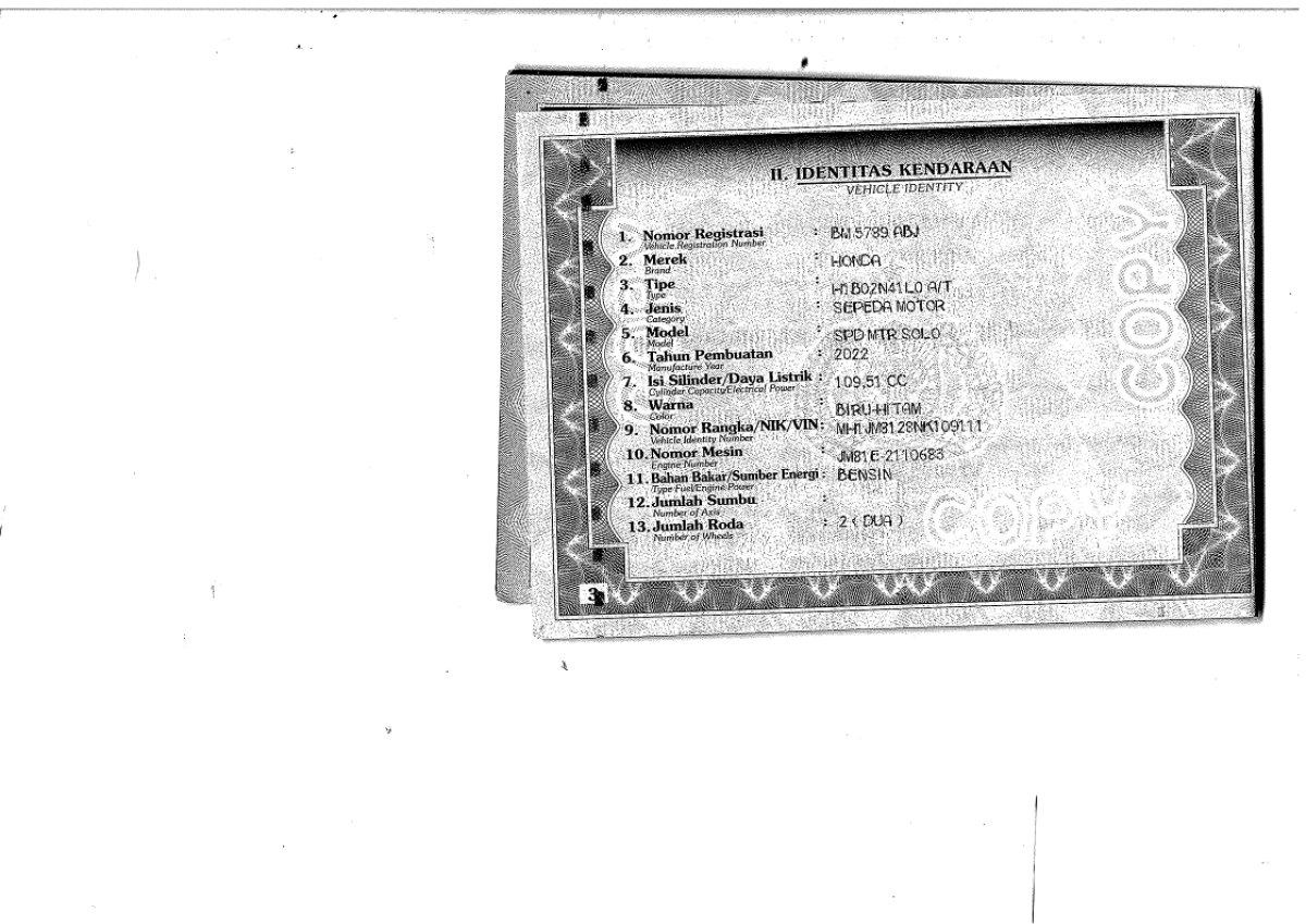 HONDA BEAT CBS FI CW