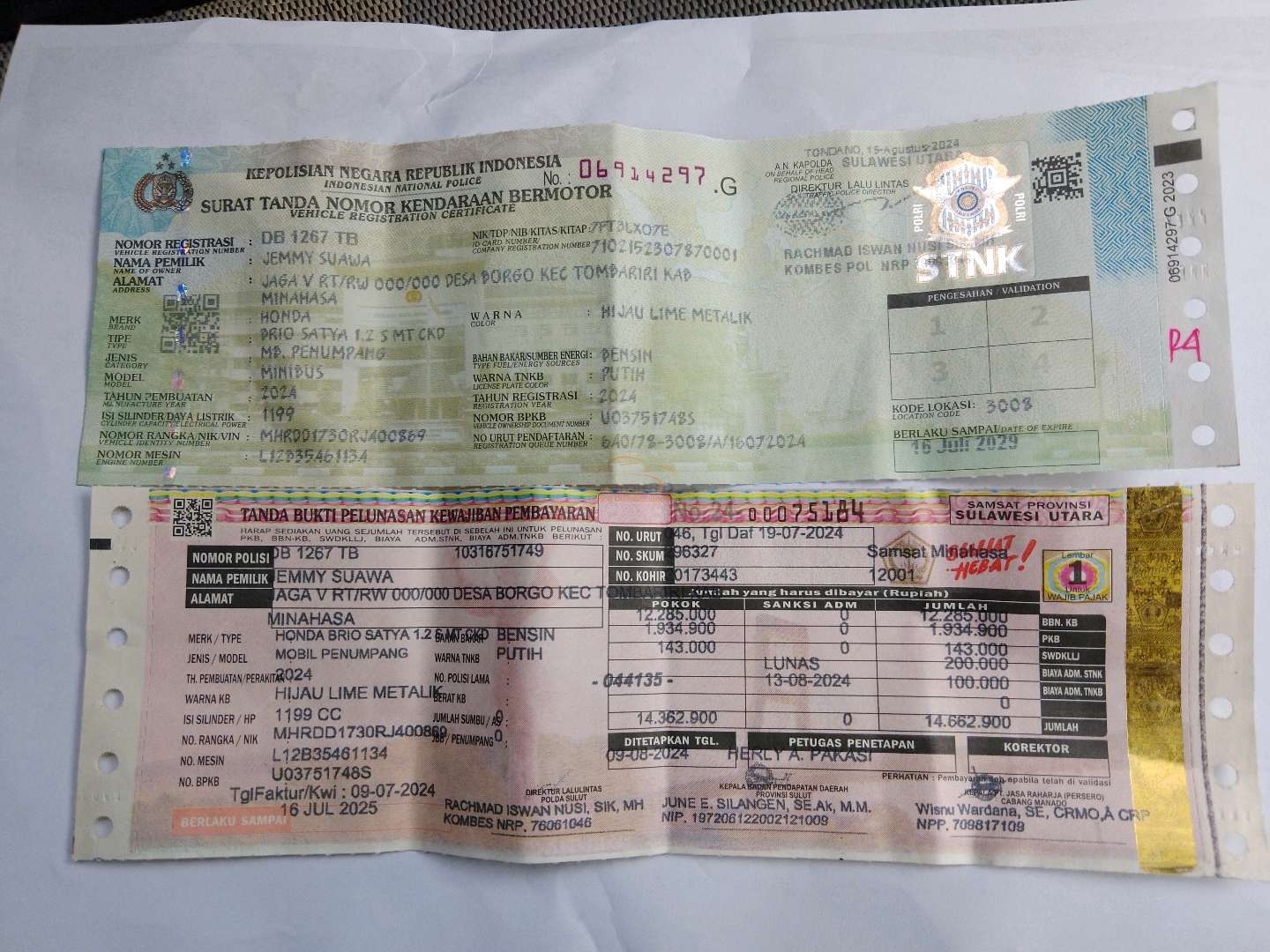 HONDA  BRIO  SATYA 1.2 S