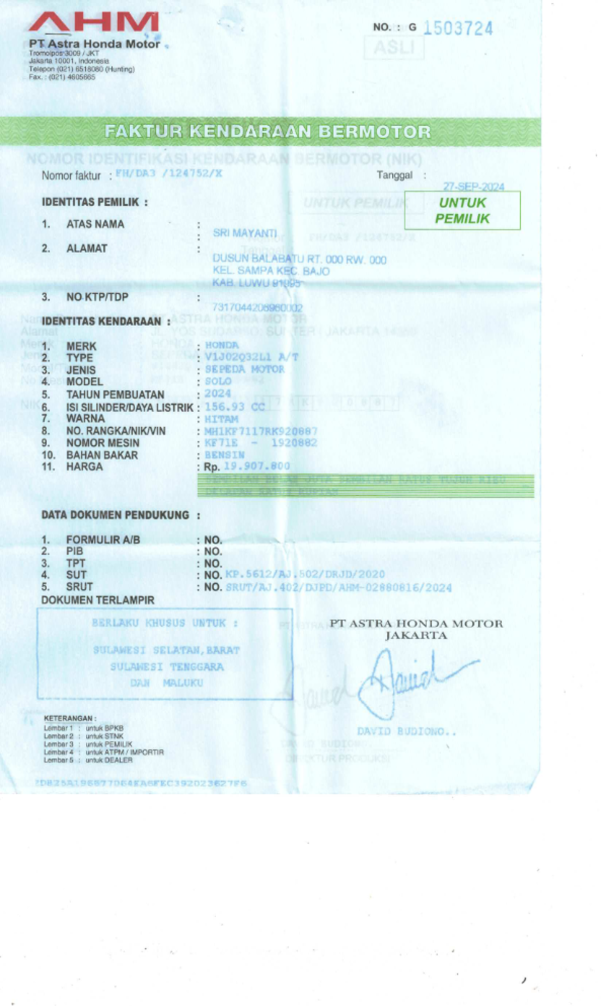 HONDA NEW PCX 160 CBS