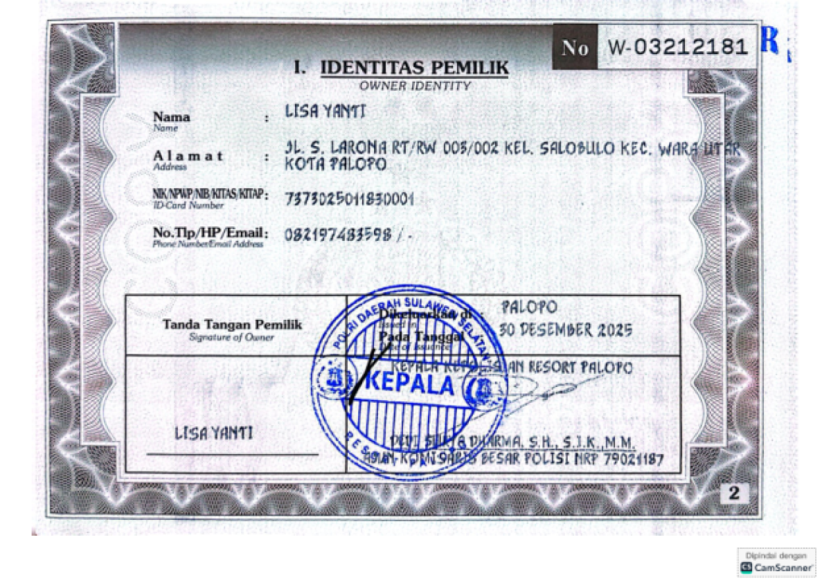 HONDA SCOOPY PRESTIGE