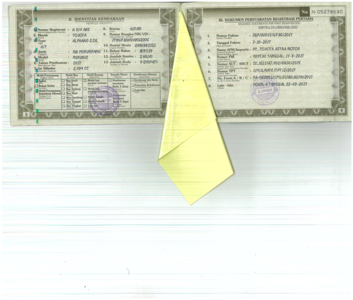 TOYOTA ALPHARD 2.5 G