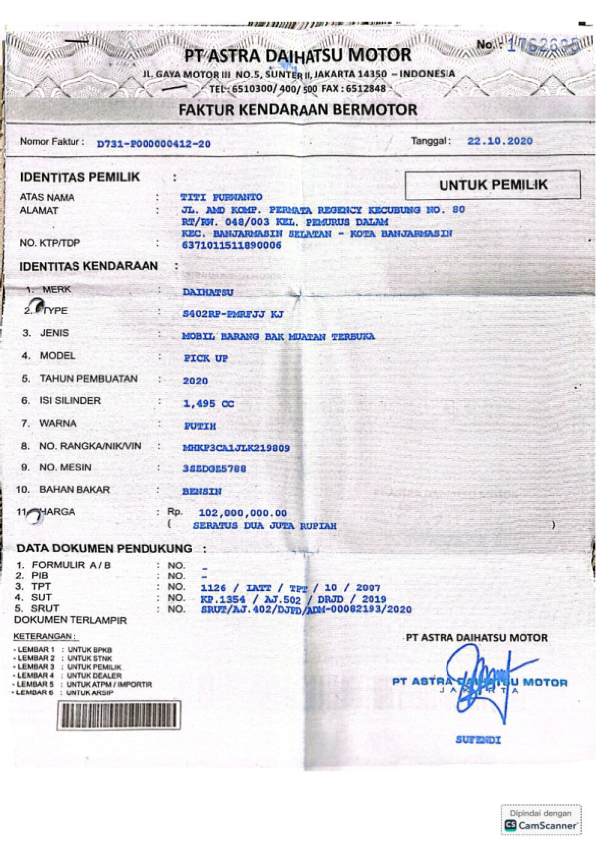 DAIHATSU GRAN MAX  PICK-UP