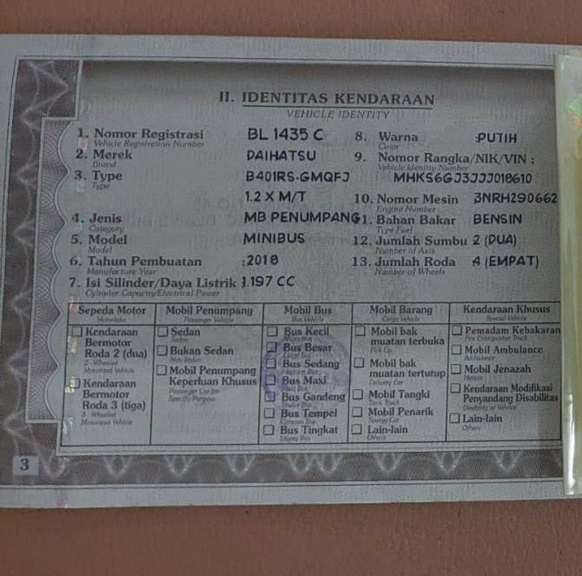 DAIHATSU  SIGRA  1.2 X